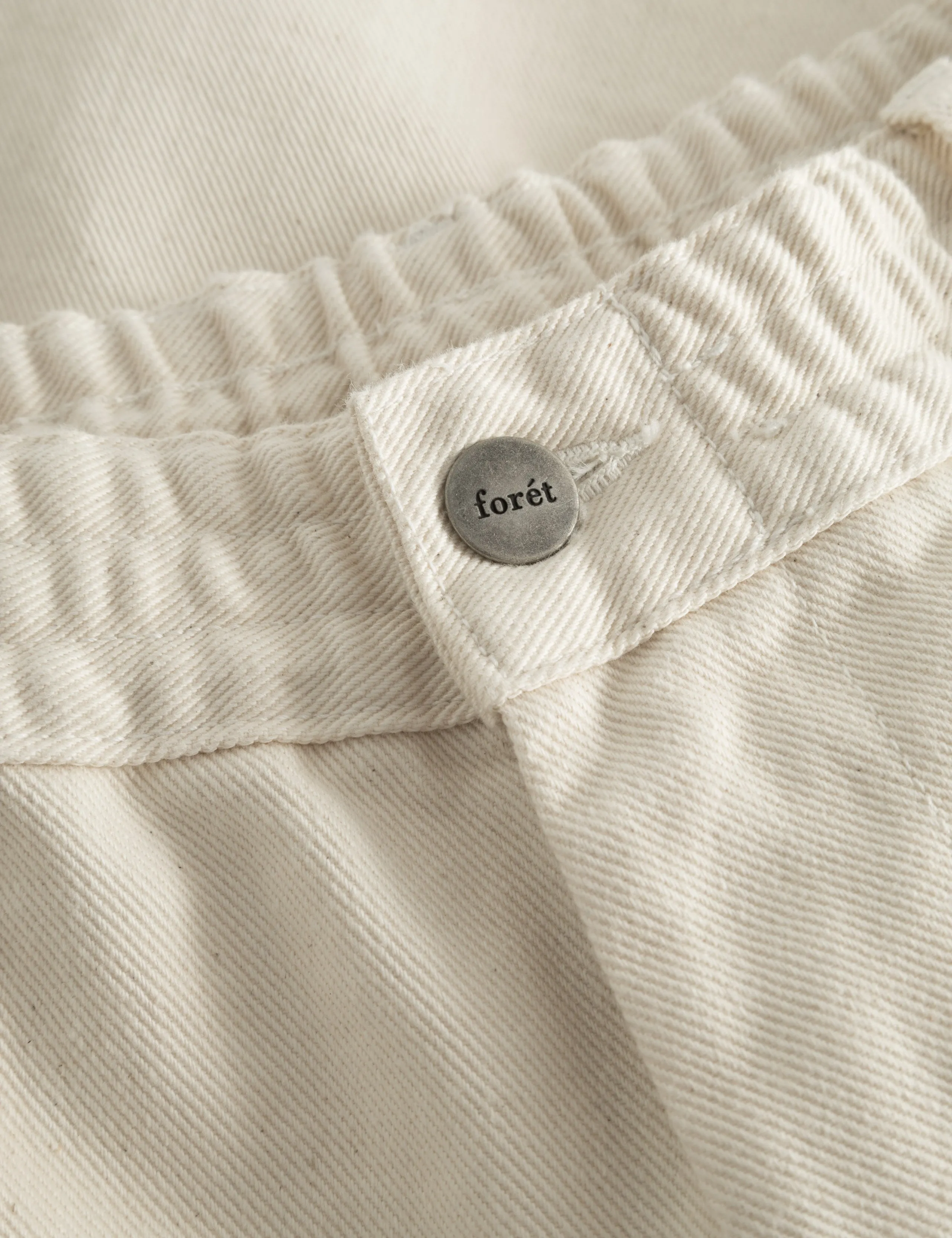 CLAY TWILL SHORTS - UNDYED sold by Foret product image thumbnail 4