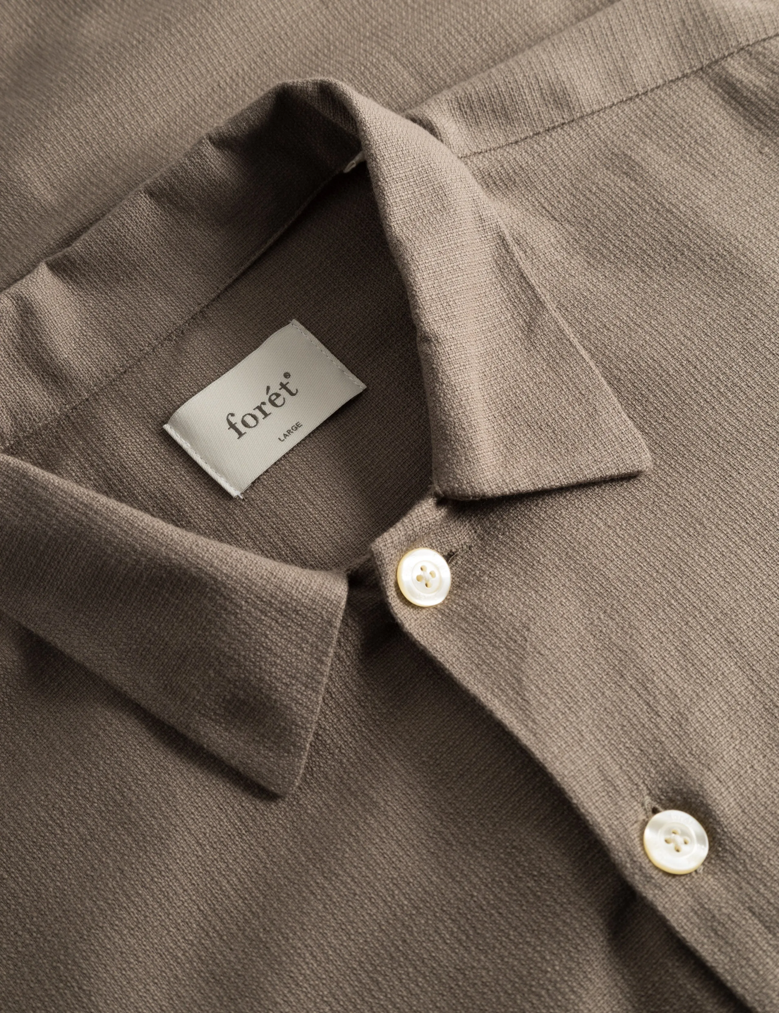 RAPID LS SHIRT - STONE sold by Foret product image thumbnail 2
