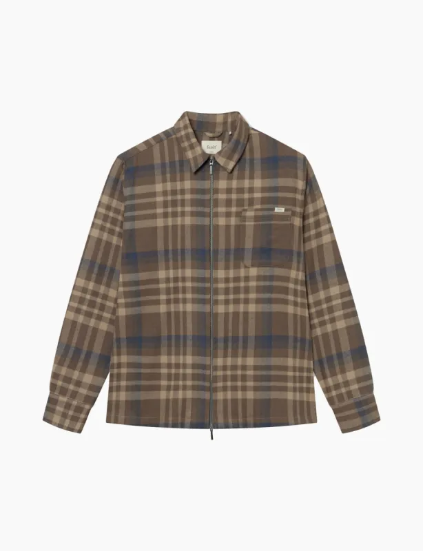 CABIN ZIP SHIRT - CHECK sold by Foret