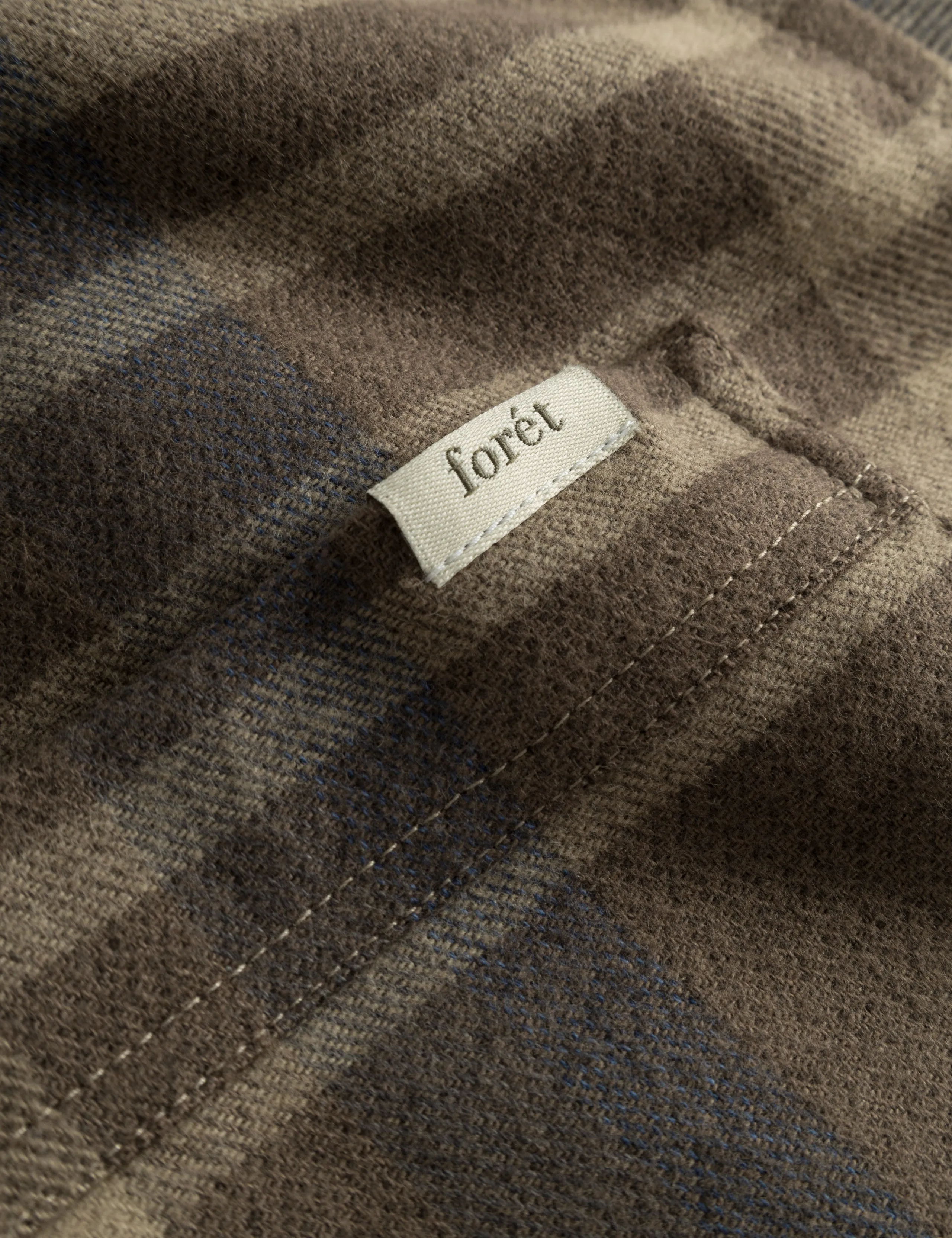 CABIN ZIP SHIRT - CHECK sold by Foret product image thumbnail 5