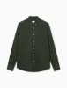 CAMP LIGHT TWILL SHIRT - DARK MOSS sold by Foret