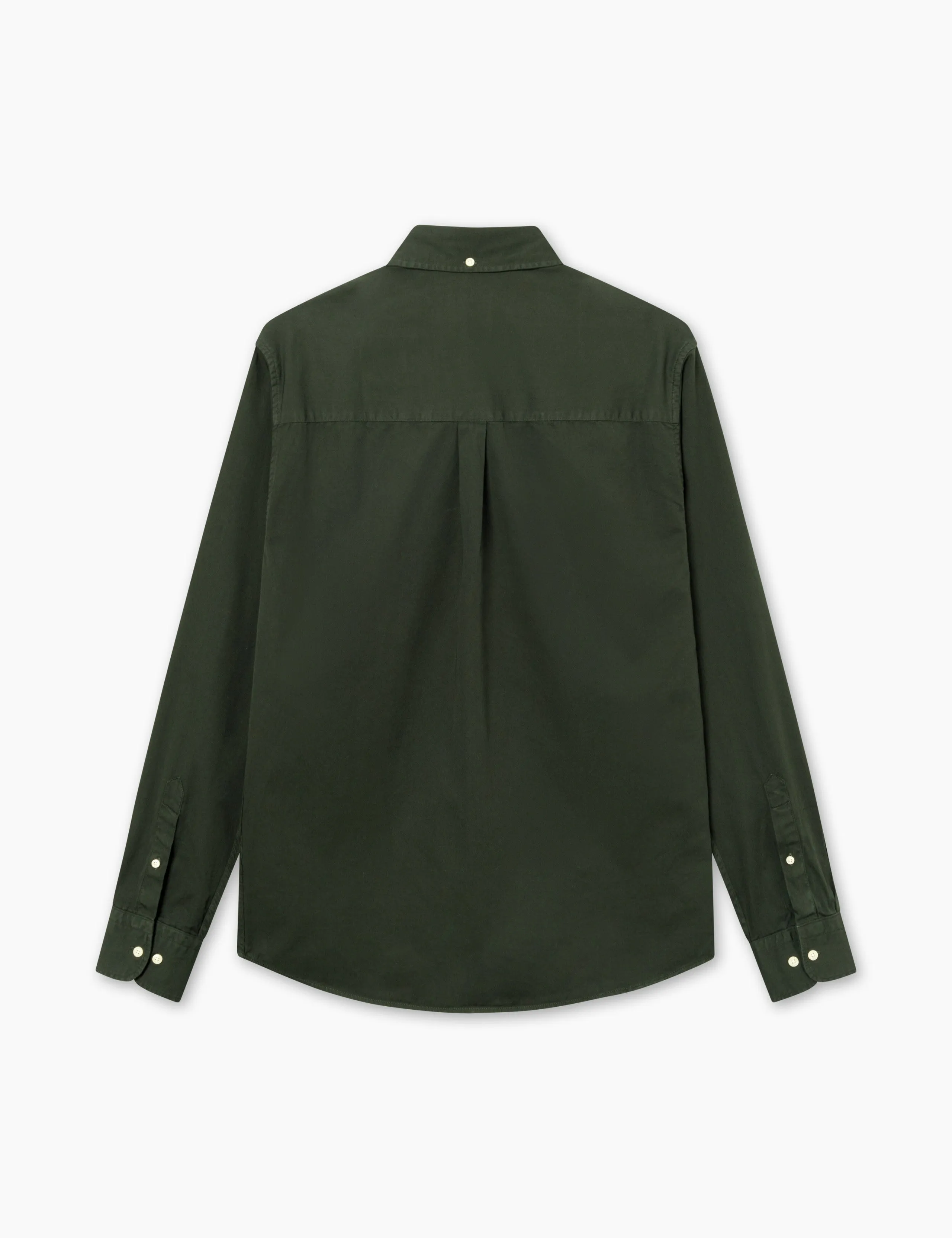 CAMP LIGHT TWILL SHIRT - DARK MOSS sold by Foret product image thumbnail 2