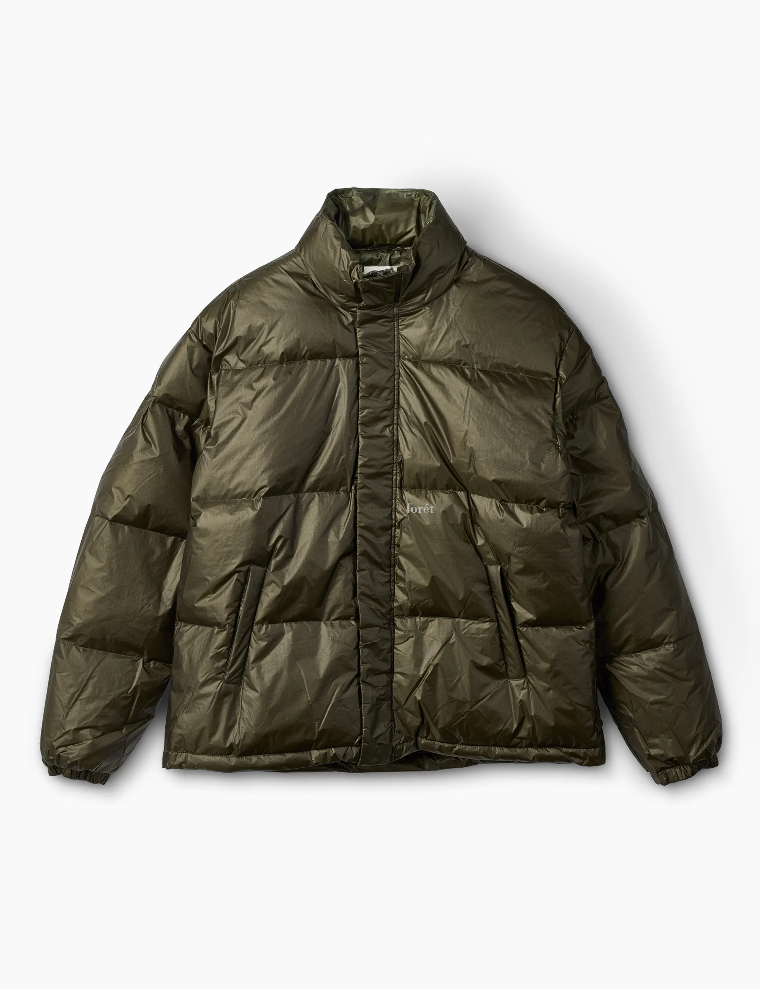 OAT PUFFER JACKET - DARK MOSS sold by Foret