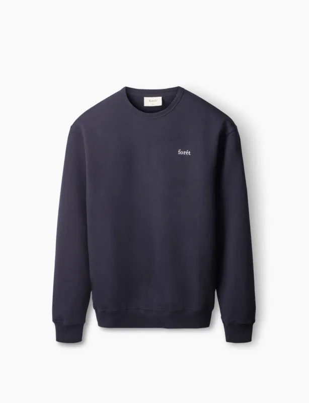 NOON SWEATSHIRT - NAVY sold by Foret