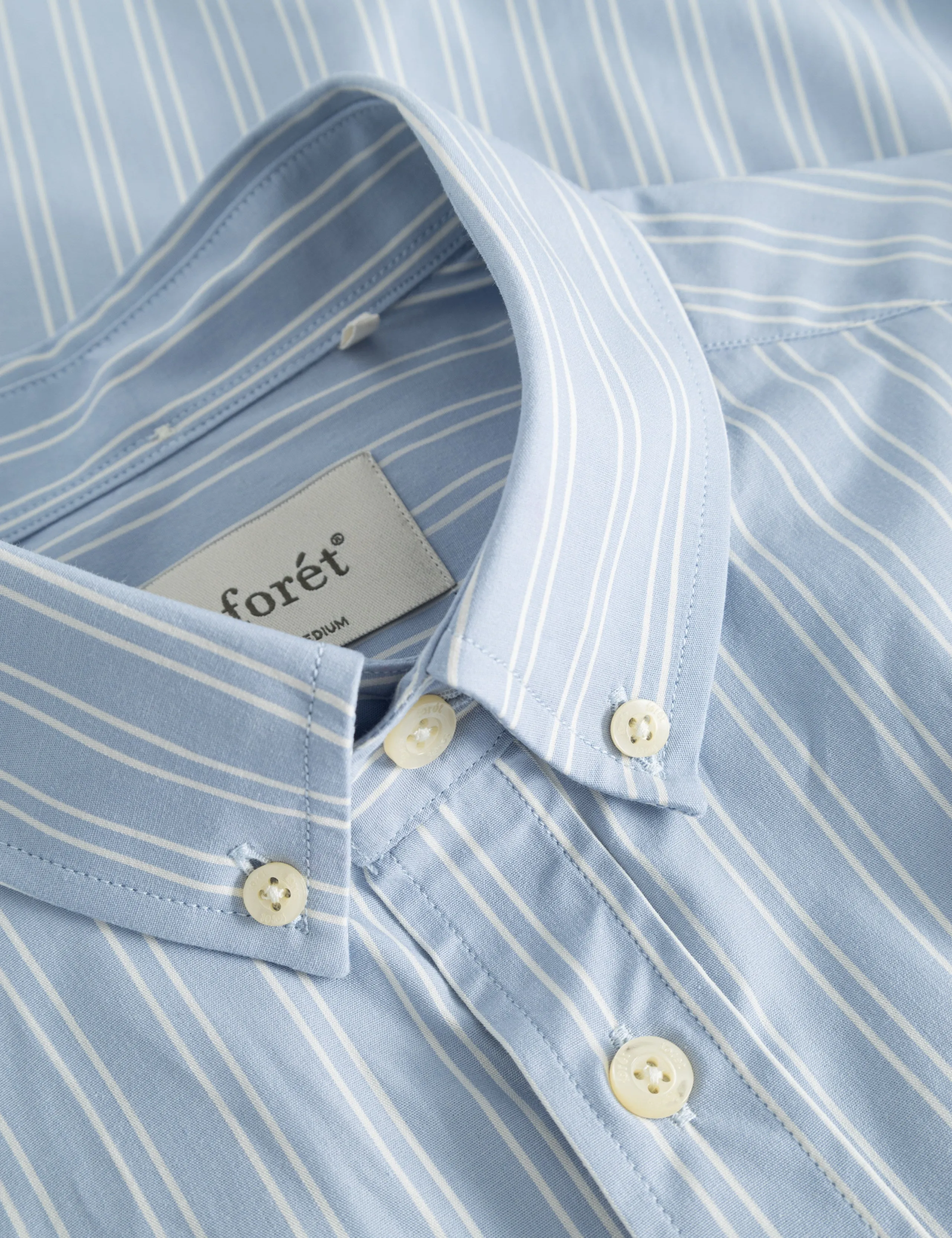 VISION SHIRT - LIGHT BLUE STRIPE sold by Foret product image thumbnail 2