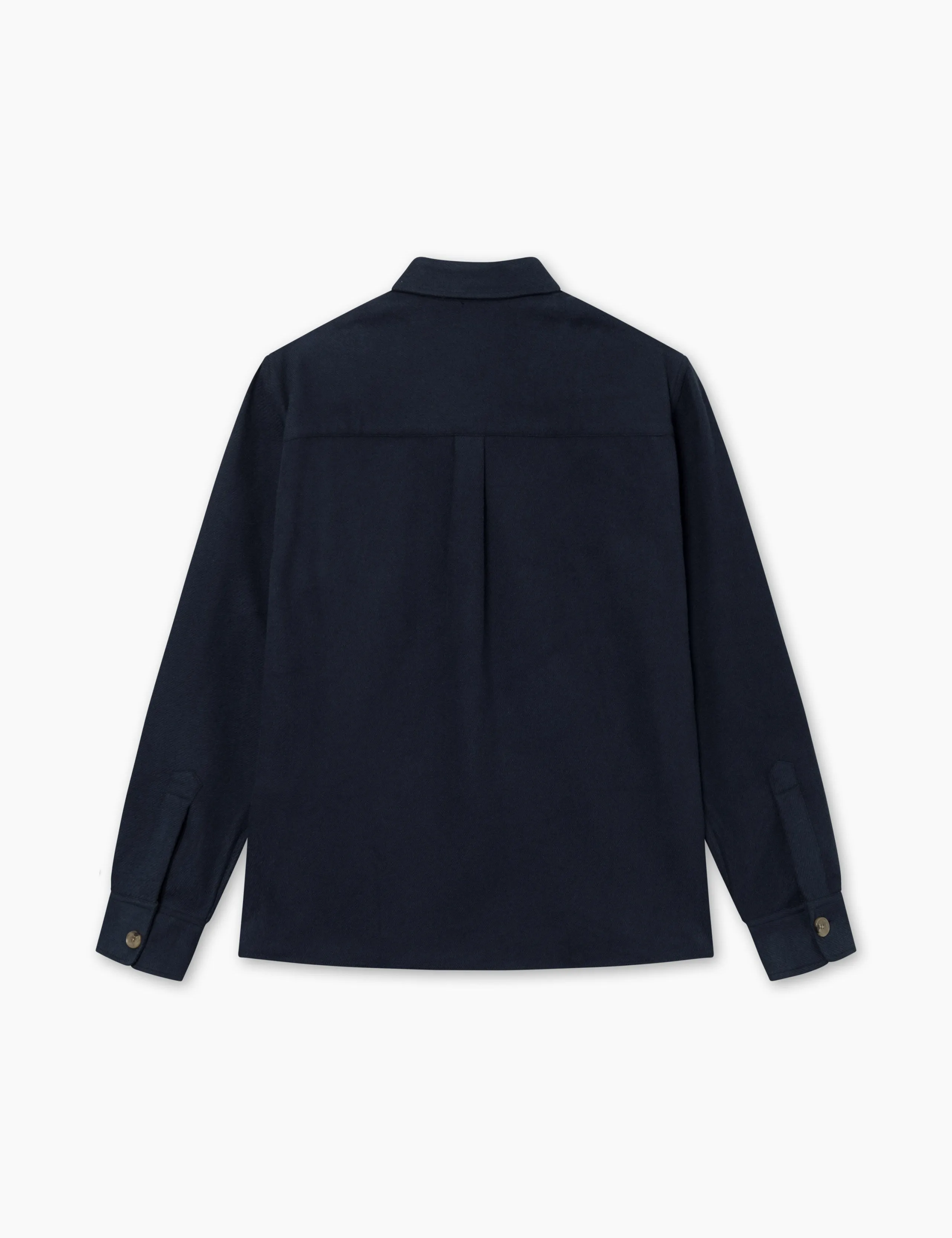 MAP FLANNEL SHIRT - NAVY sold by Foret product image thumbnail 2