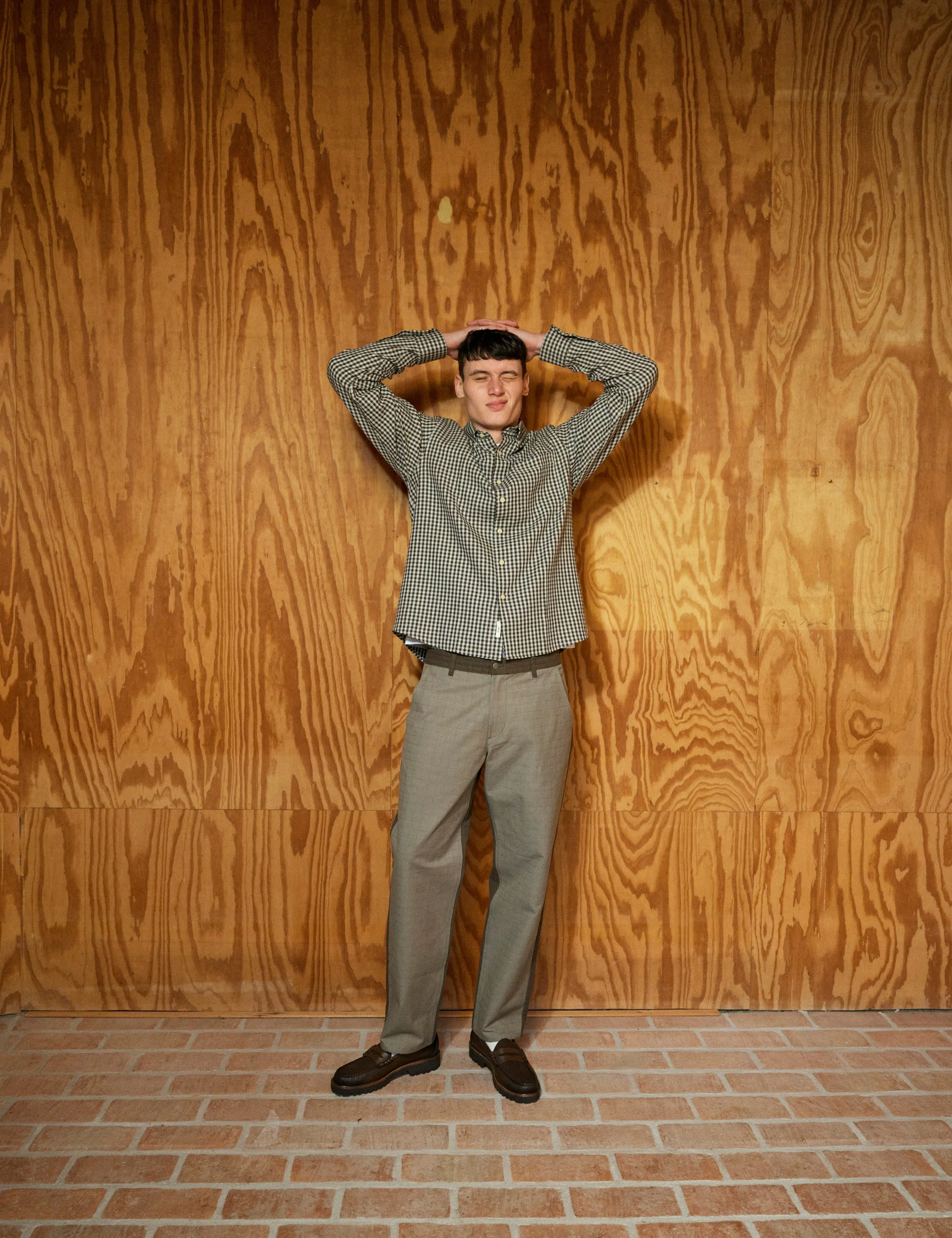 CAMP SHIRT - BROWN CHECK sold by Foret product image thumbnail 5