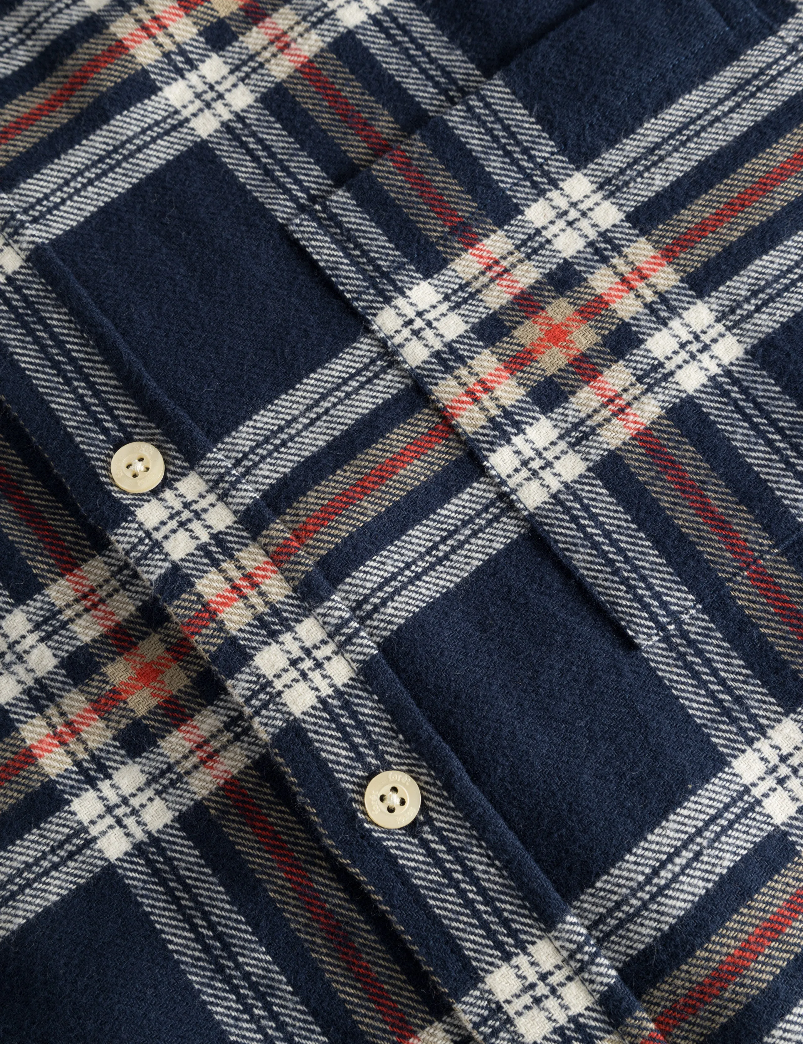 HORNET FLANNEL SHIRT - NAVY sold by Foret product image thumbnail 5