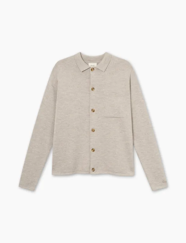 CRAFT CARDIGAN - KHAKI sold by Foret