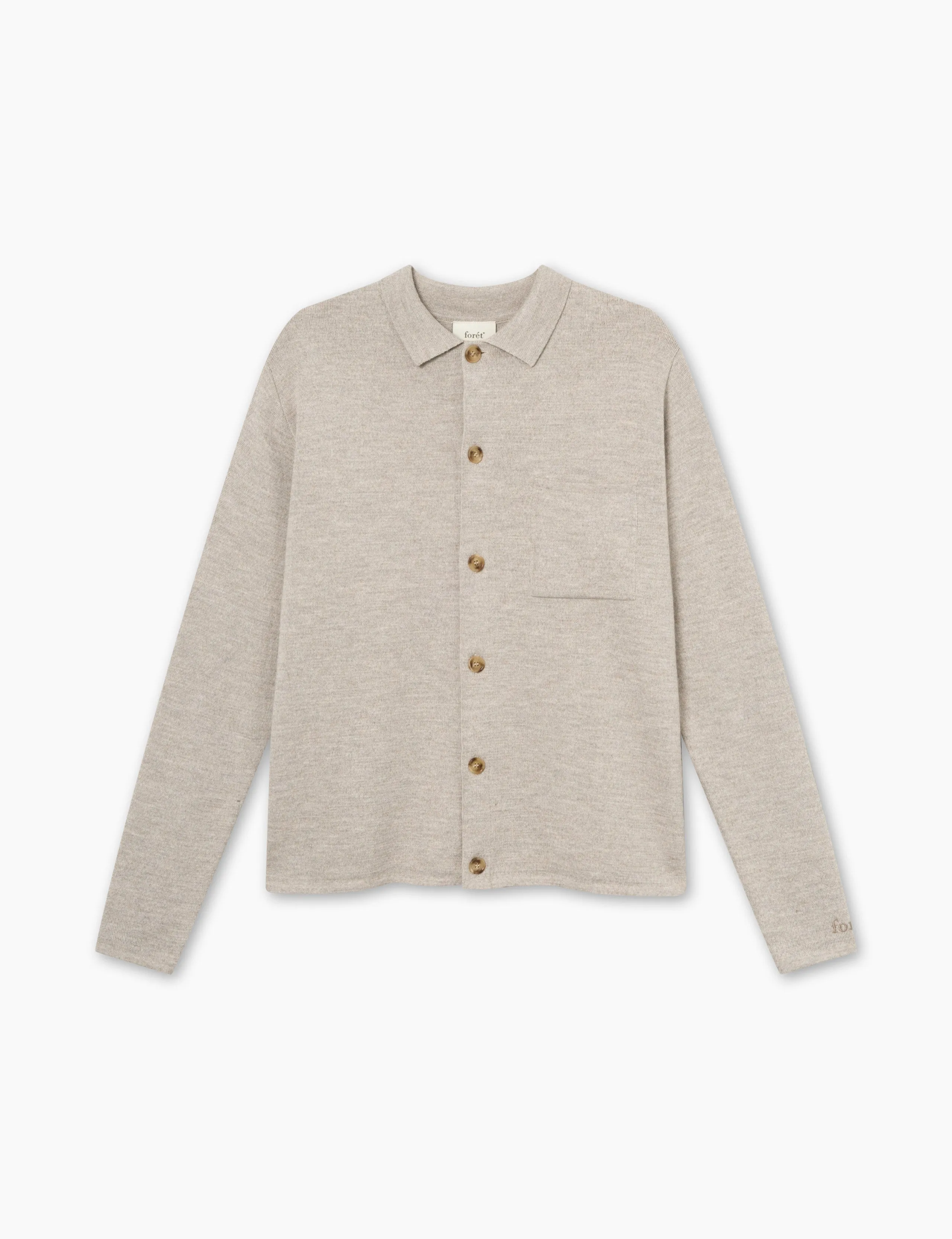 CRAFT CARDIGAN - KHAKI sold by Foret