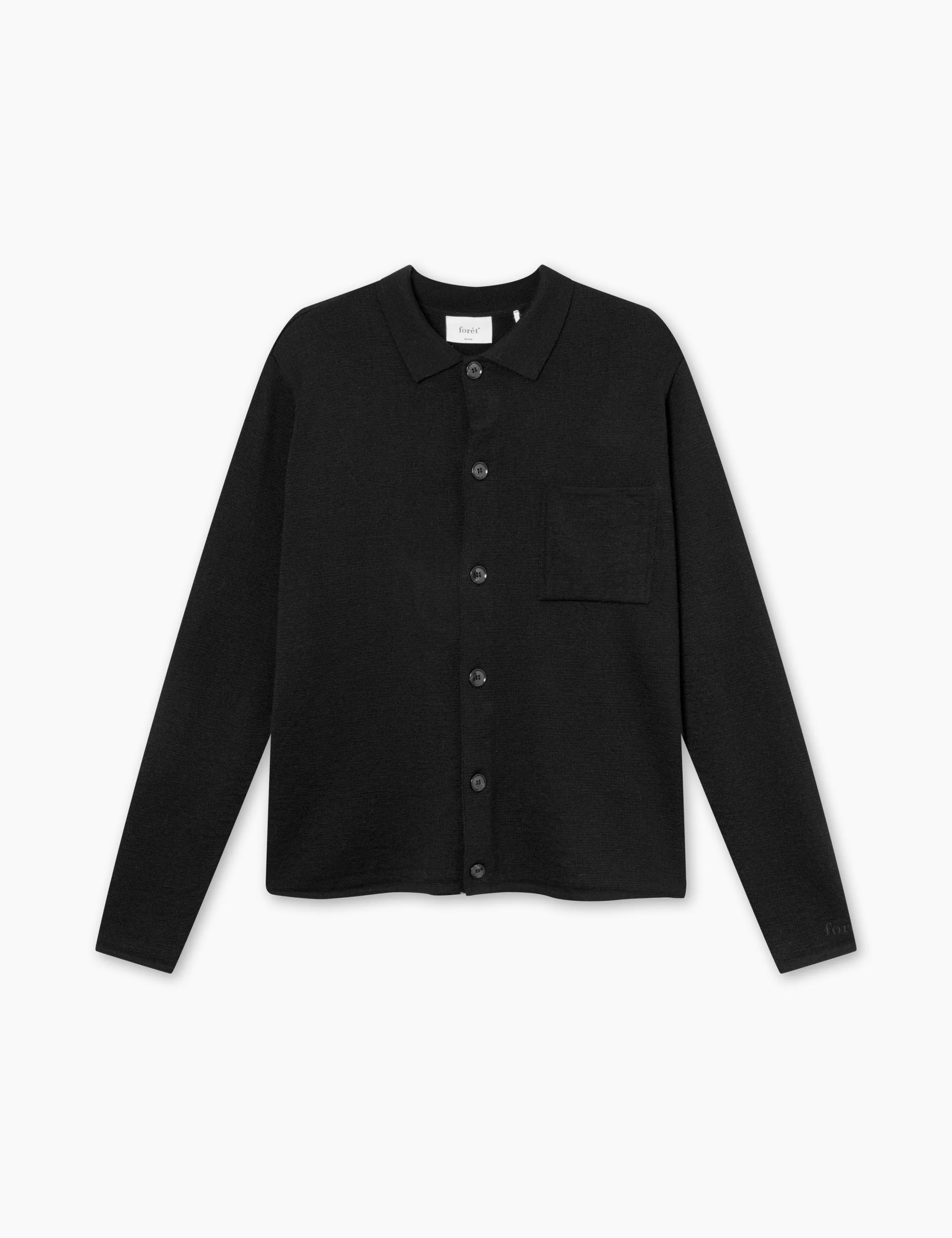 CRAFT CARDIGAN - BLACK sold by Foret