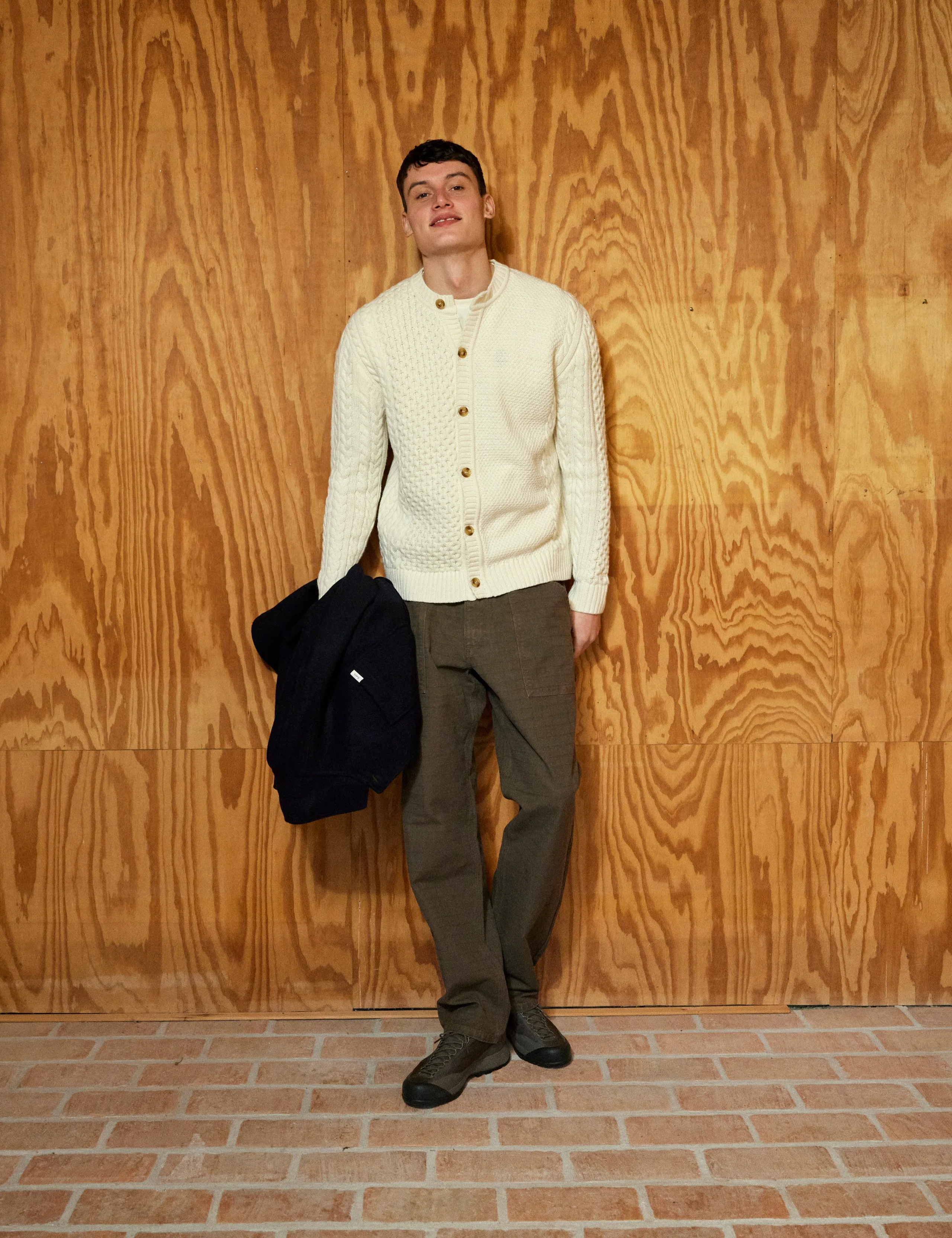 HYBRID CABLE CARDIGAN - CLOUD sold by Foret product image thumbnail 2