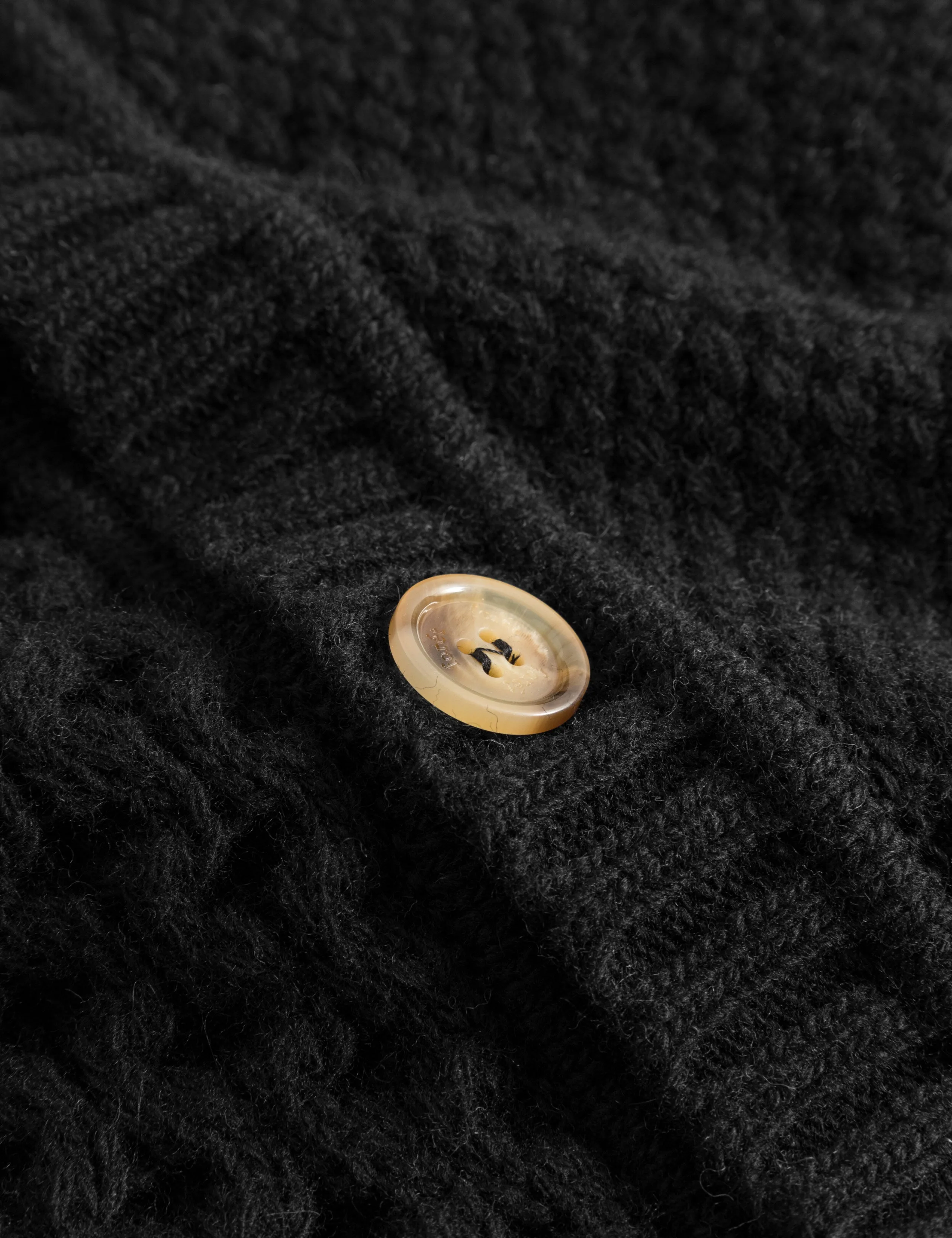 HYBRID CABLE CARDIGAN - BLACK sold by Foret product image thumbnail 4