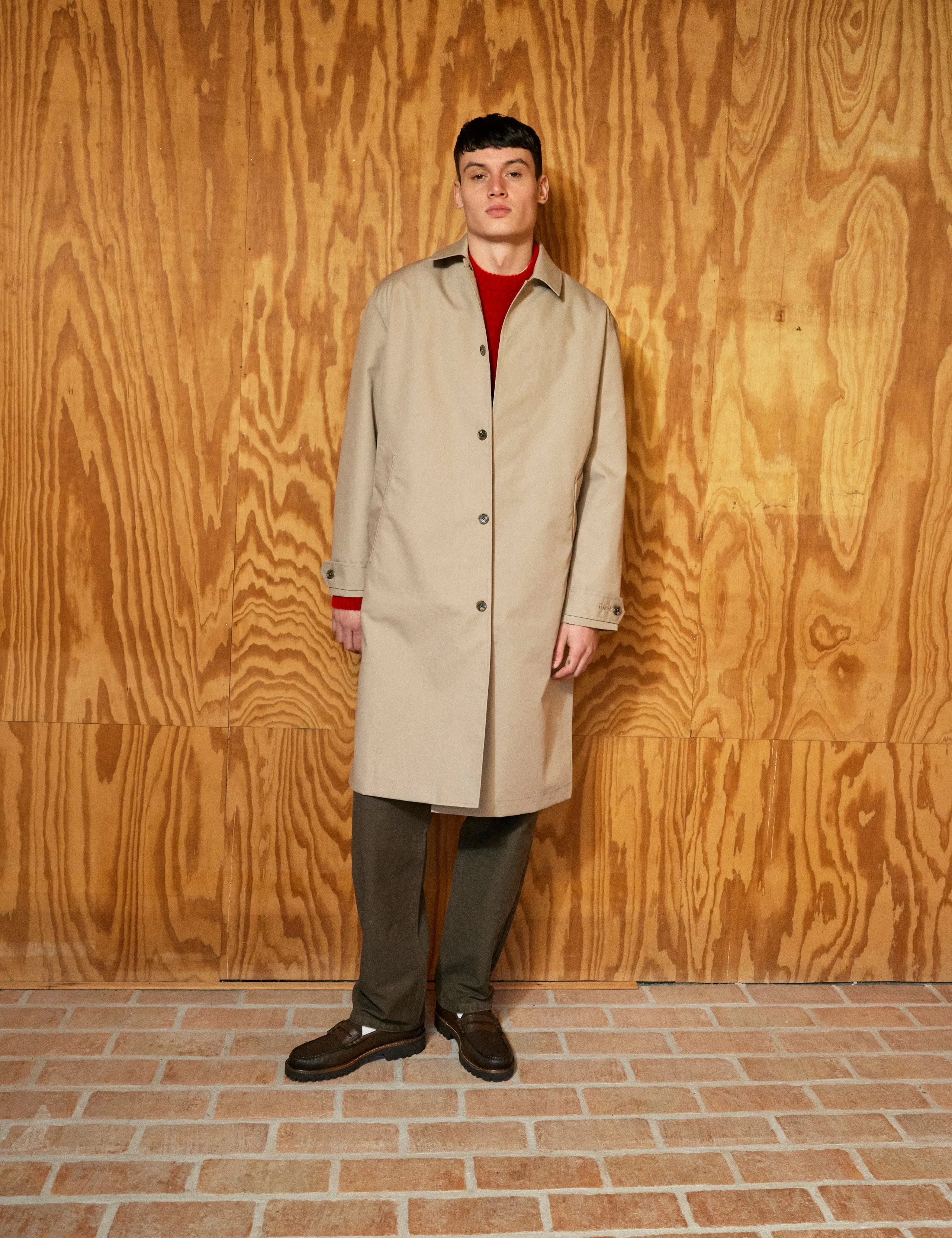 TENT COAT - KHAKI sold by Foret product image thumbnail 2