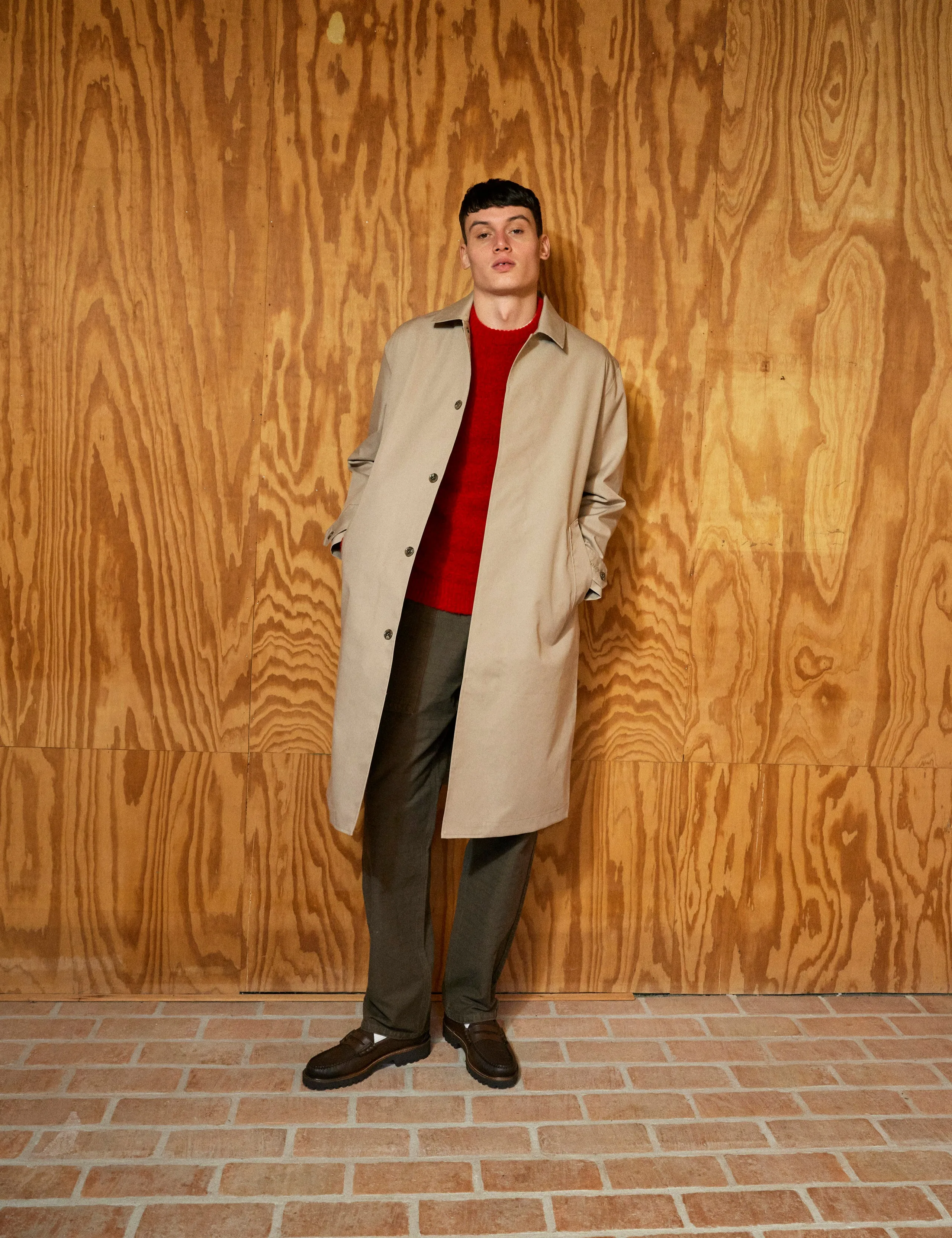 TENT COAT - KHAKI sold by Foret product image thumbnail 3