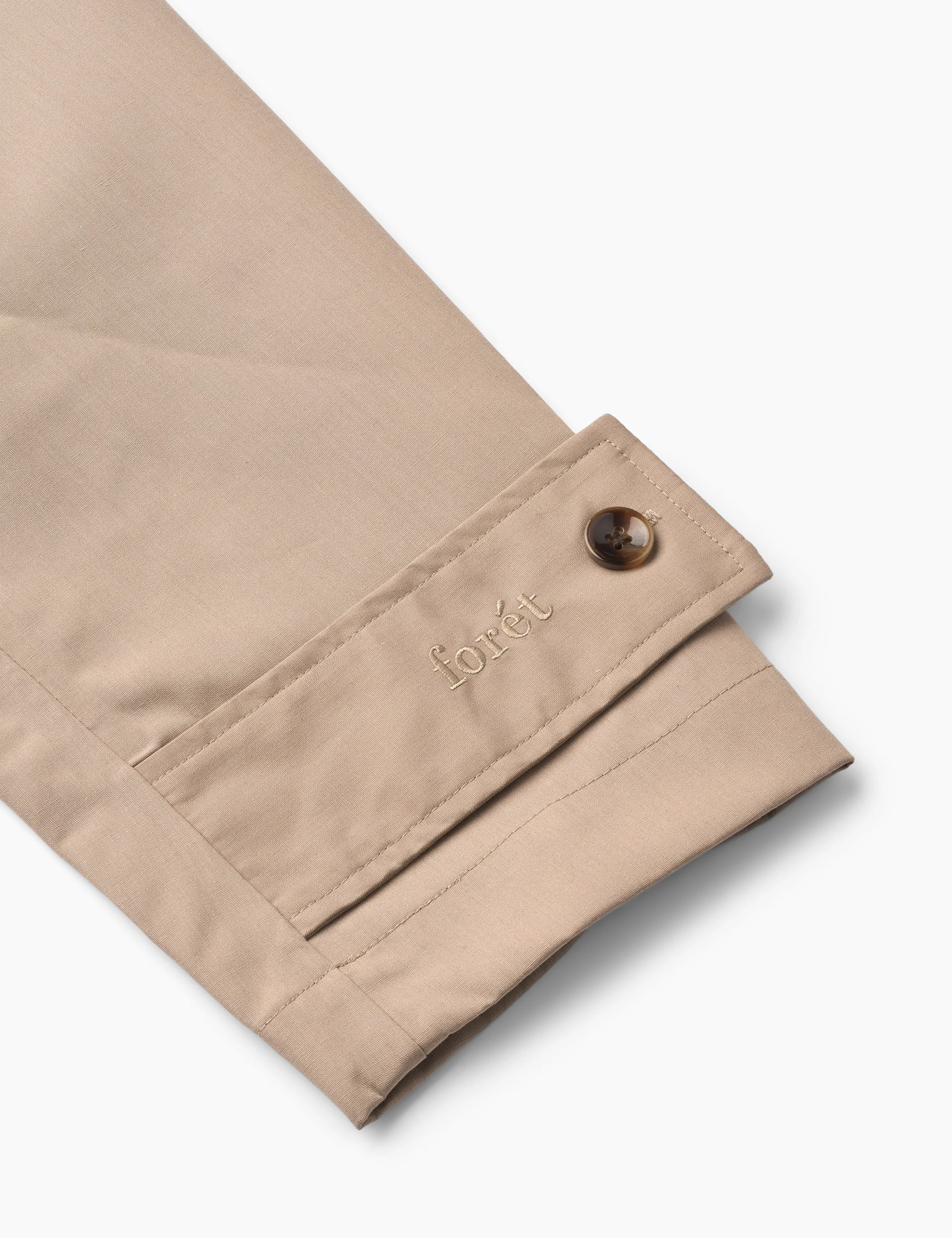 TENT COAT - KHAKI sold by Foret product image thumbnail 5
