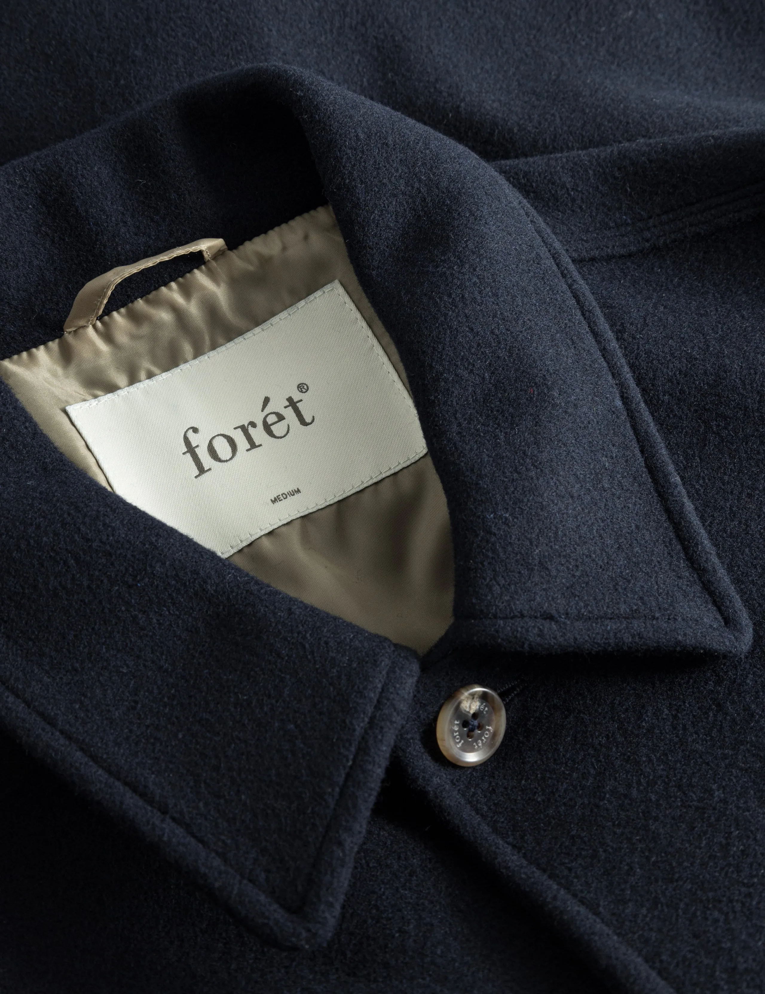 LODGE WOOL JACKET - NAVY sold by Foret product image thumbnail 3