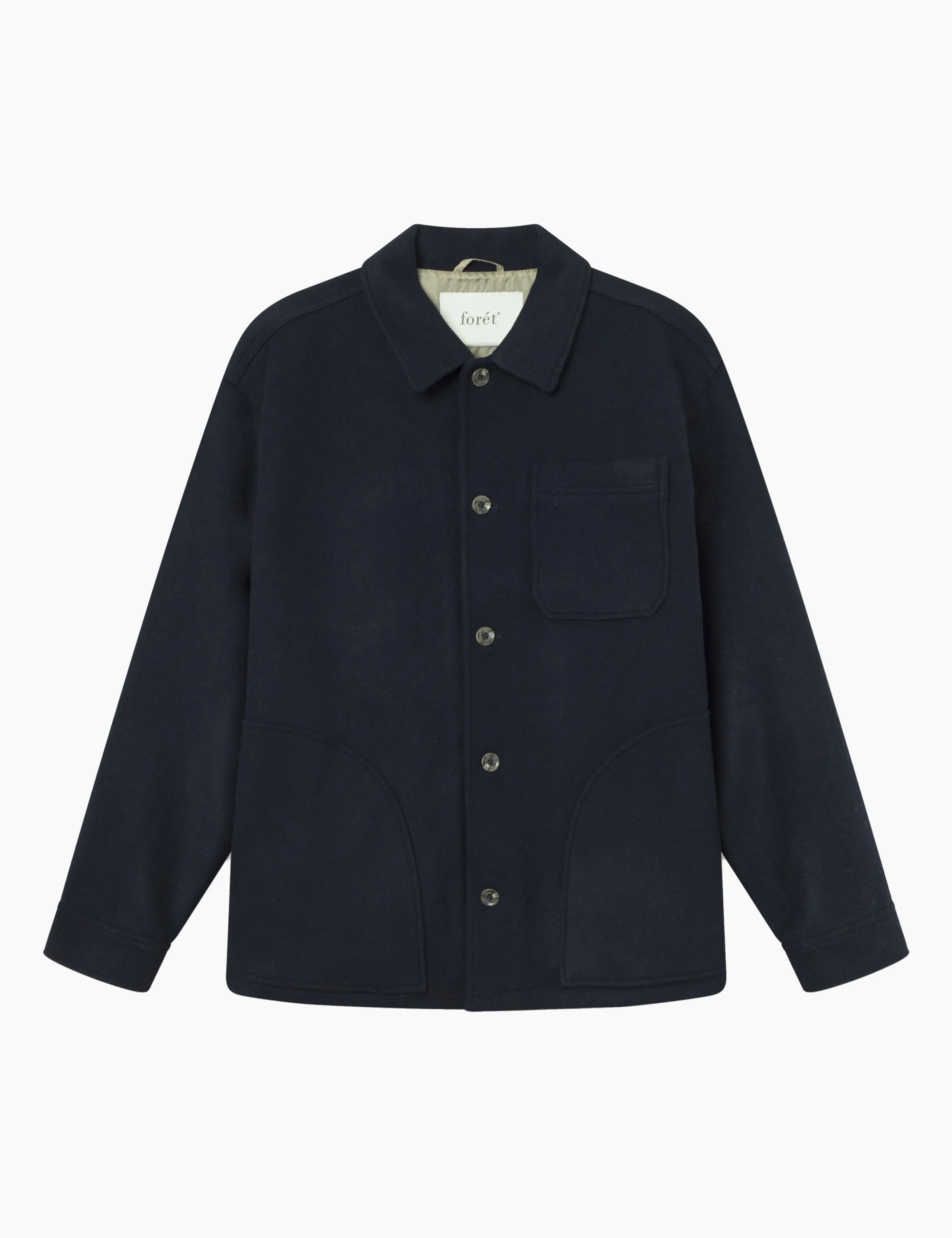 LODGE WOOL JACKET - NAVY sold by Foret