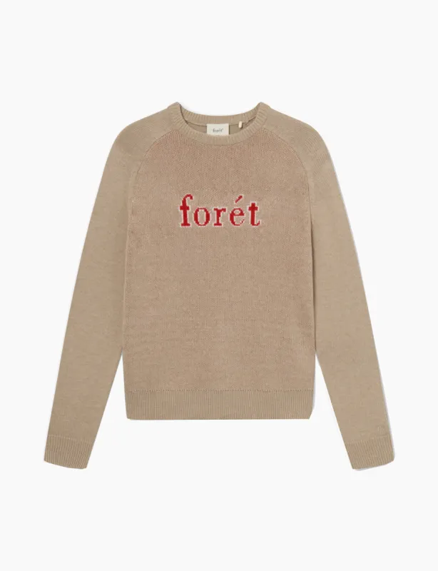 MEADOW KNIT - KHAKI made by Foret