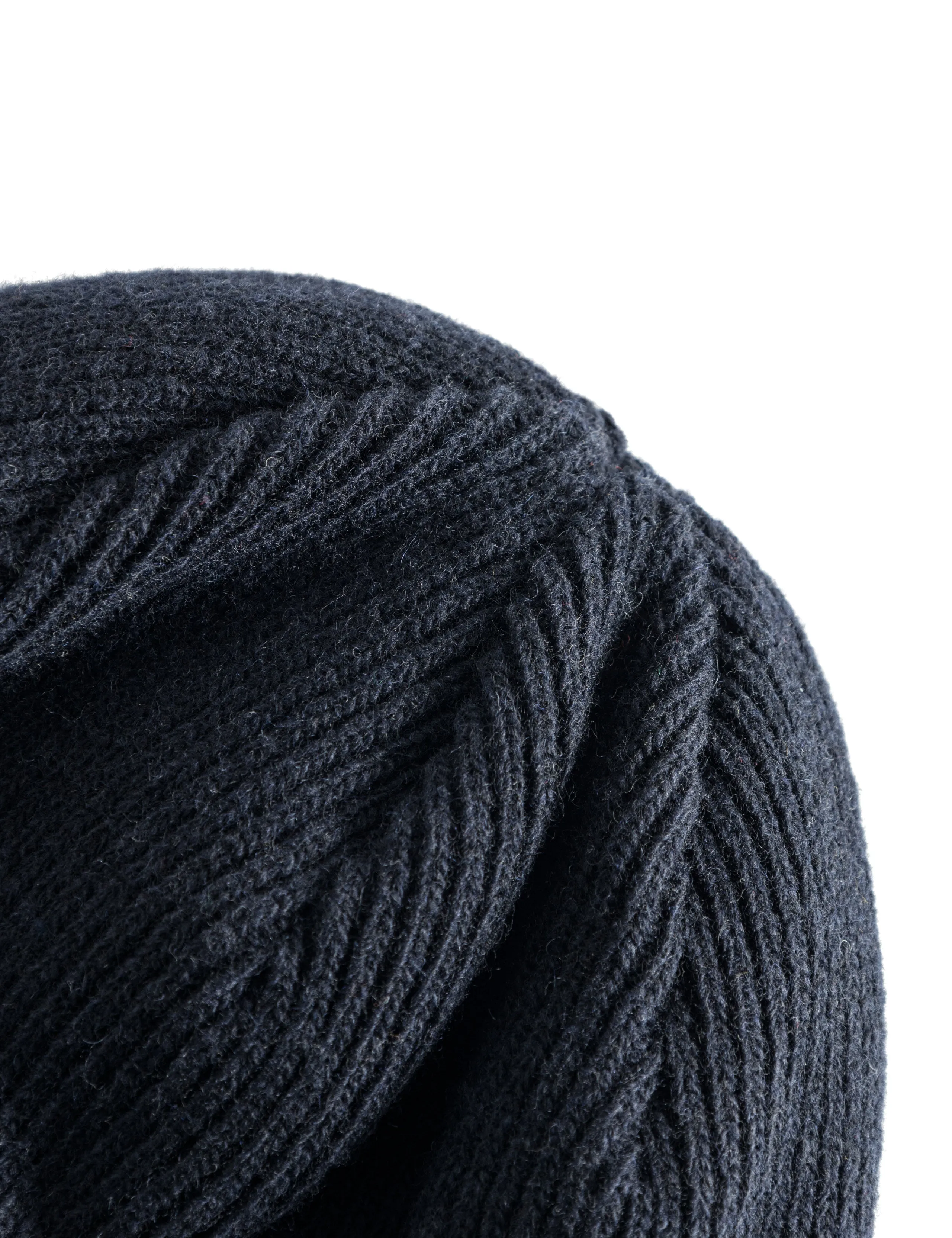 RELAX RIB BEANIE - NAVY sold by Foret product image thumbnail 4