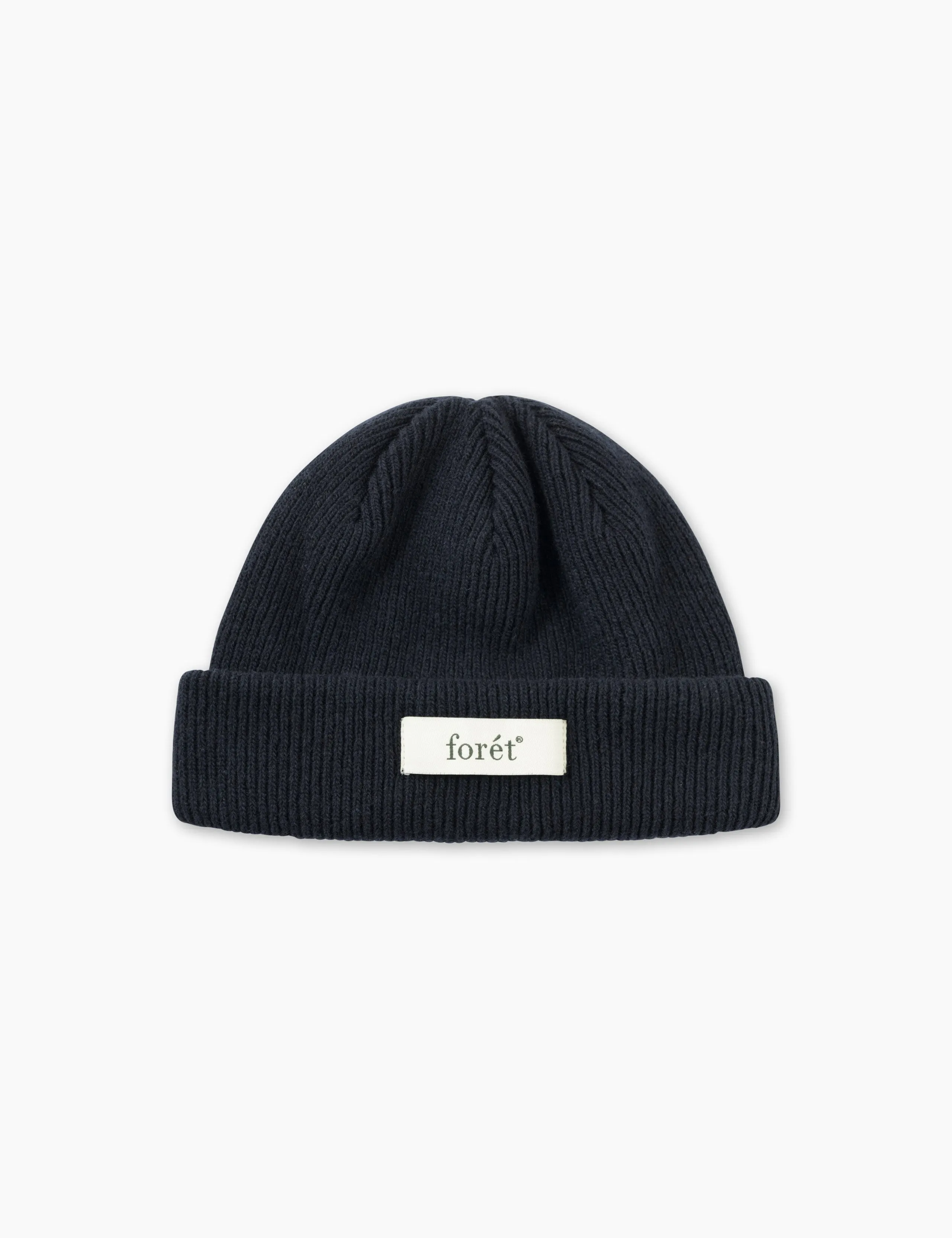 RELAX RIB BEANIE - NAVY sold by Foret