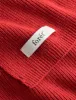 RELAX RIB SCARF - RED sold by Foret