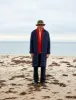 RELAX RIB SCARF - RED sold by Foret