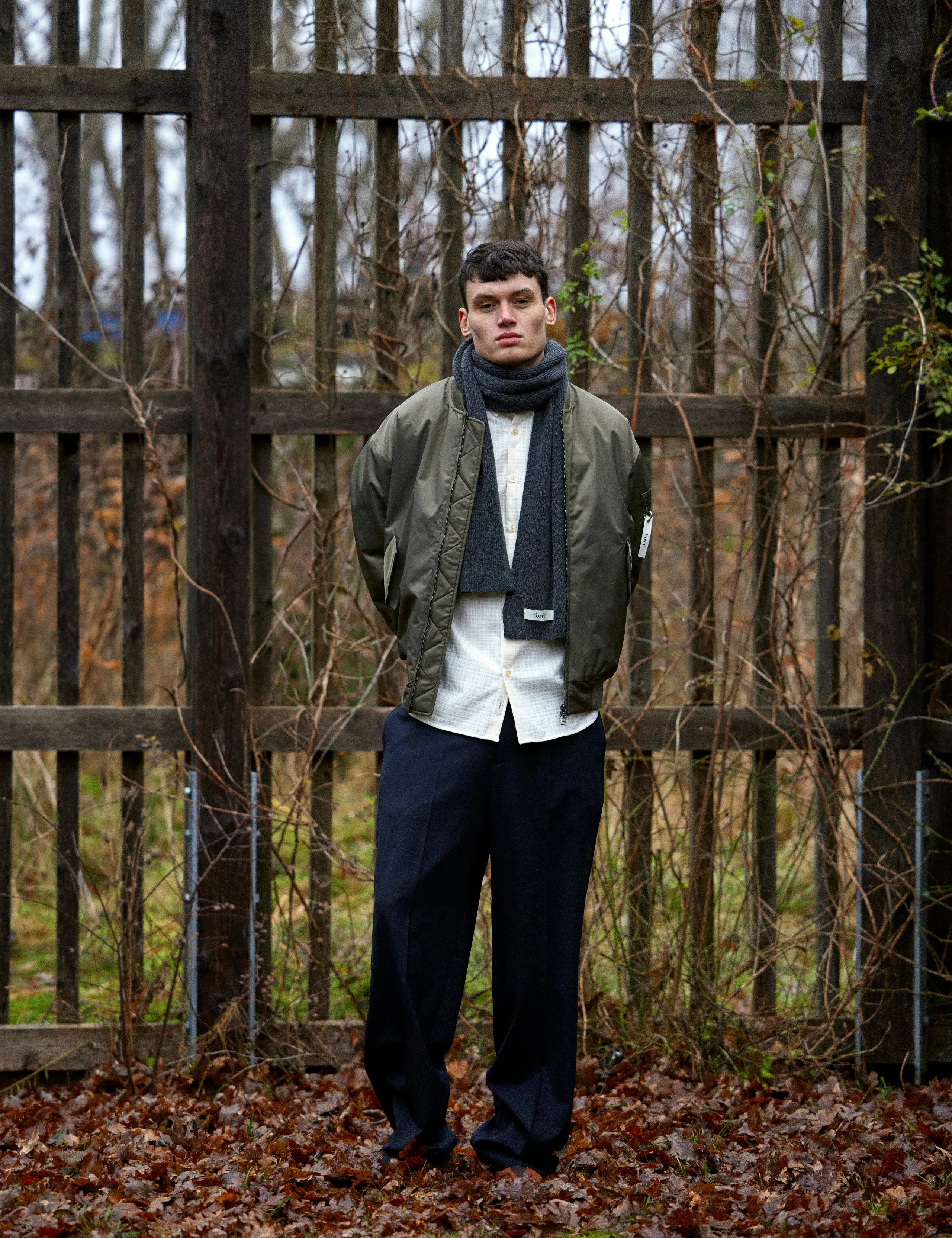 DAWN JACQUARD MIX SHIRT - CLOUD sold by Foret product image thumbnail 3