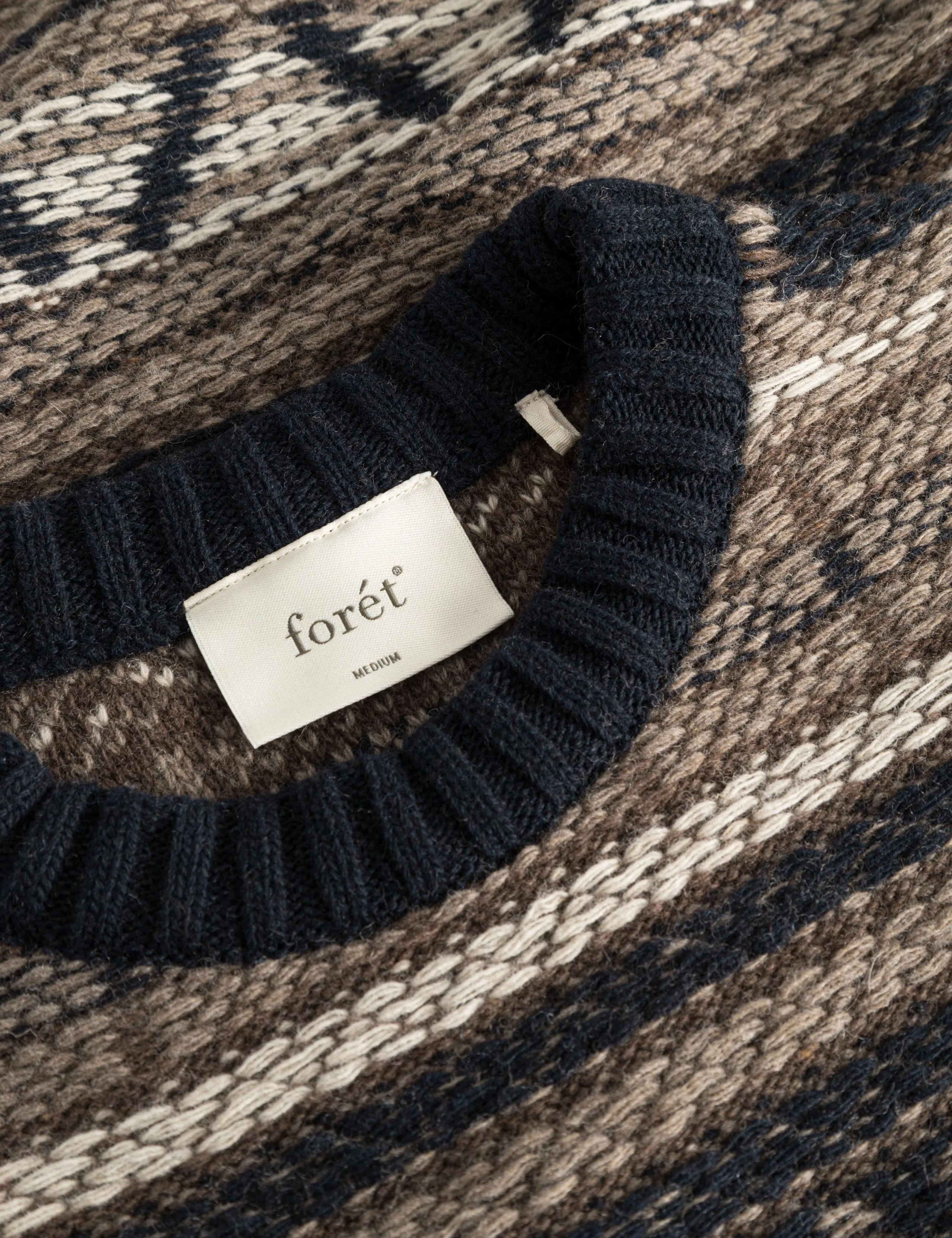 CONE JACQUARD VEST - NAVY sold by Foret product image thumbnail 4