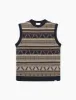 CONE JACQUARD VEST - NAVY sold by Foret