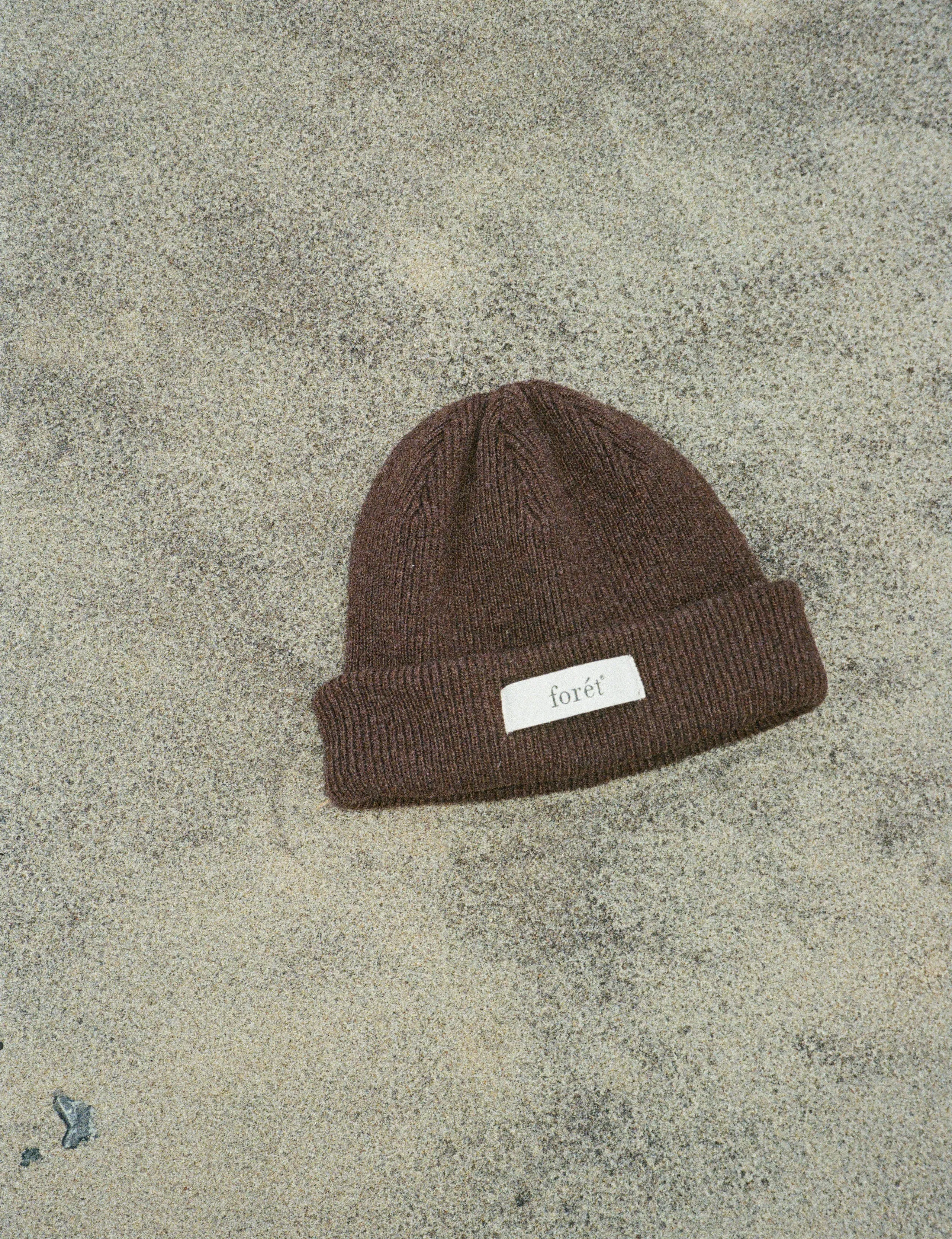 RELAX RIB BEANIE - COLD BROWN sold by Foret product image thumbnail 5