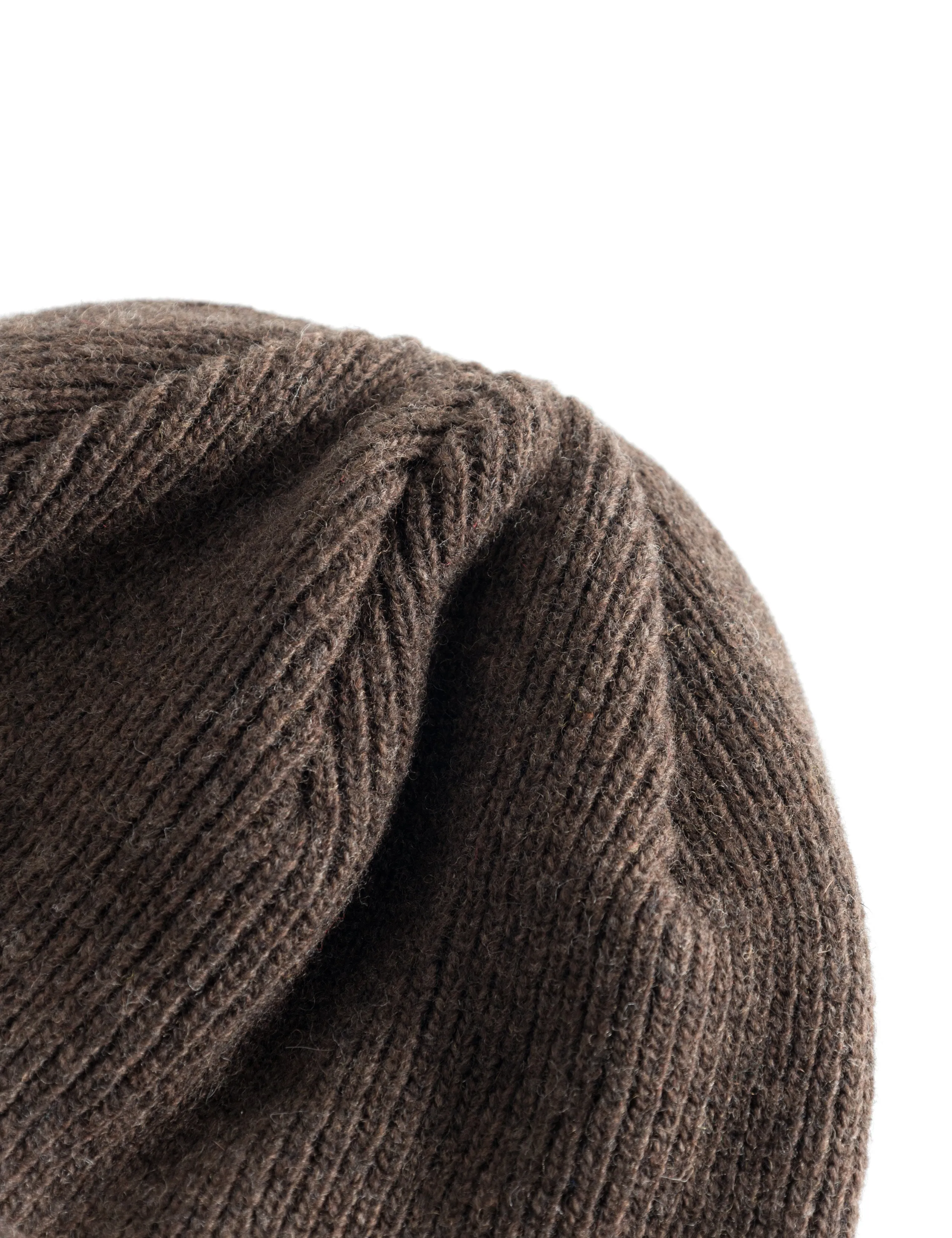 RELAX RIB BEANIE - COLD BROWN sold by Foret product image thumbnail 4