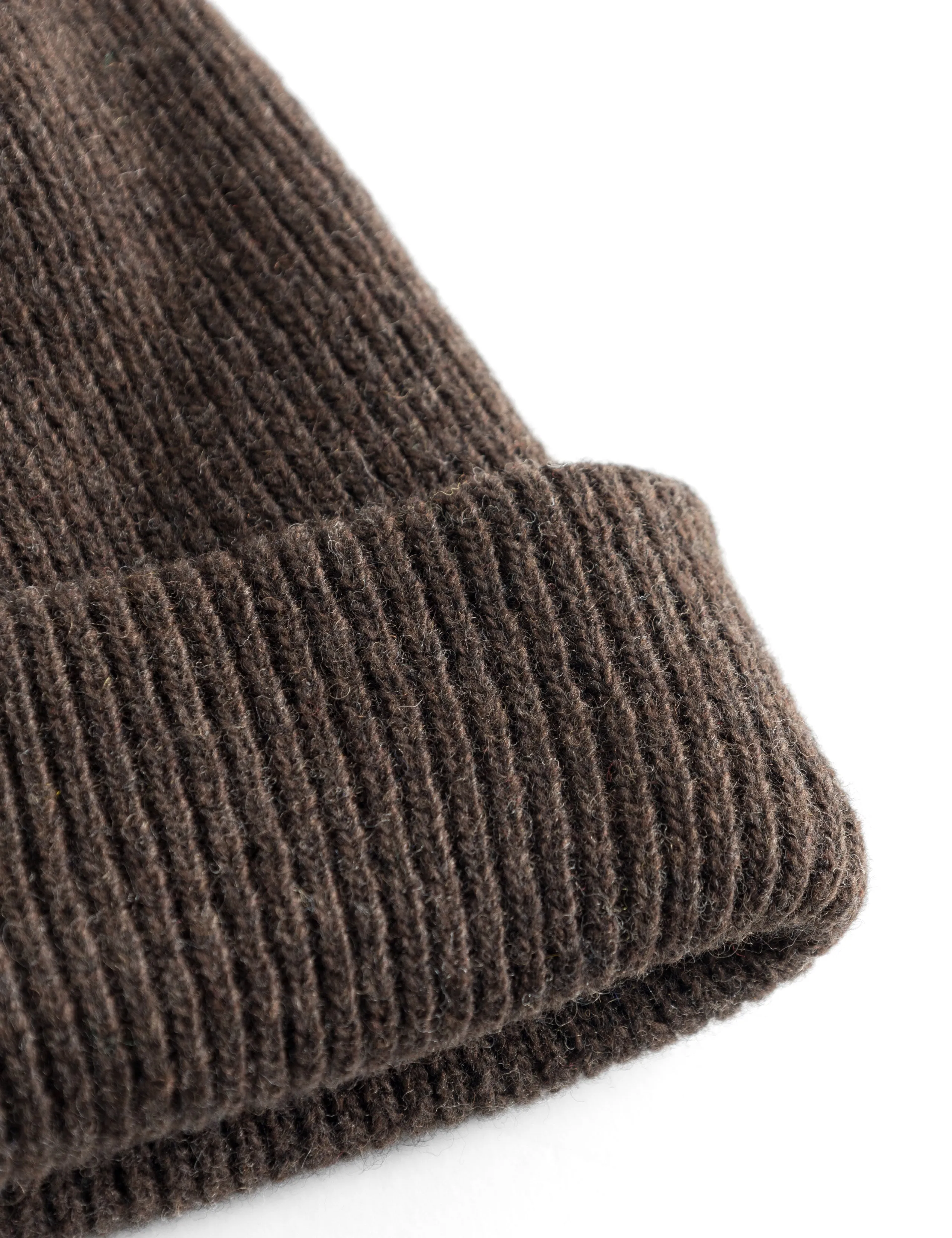 RELAX RIB BEANIE - COLD BROWN sold by Foret product image thumbnail 3