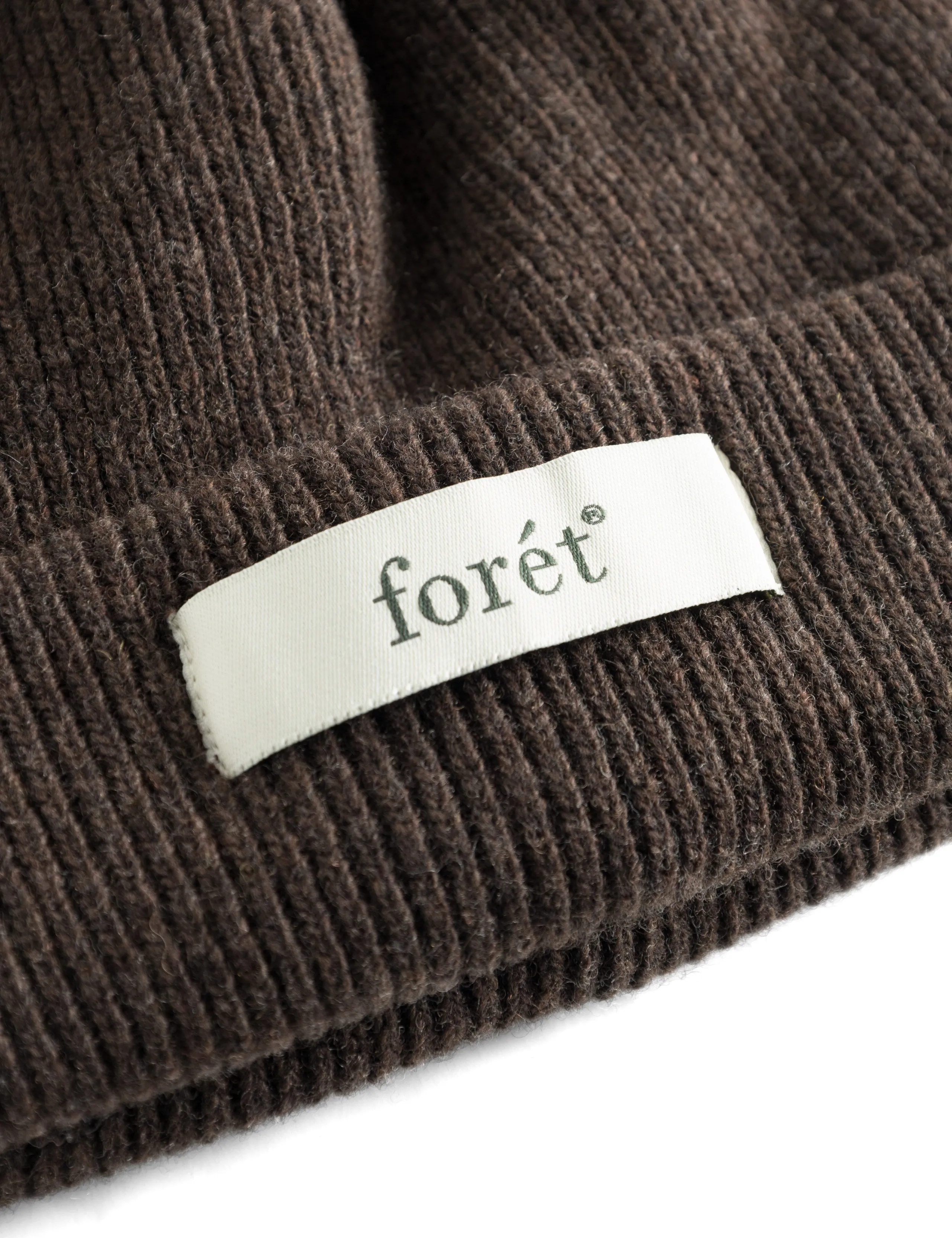 RELAX RIB BEANIE - COLD BROWN sold by Foret product image thumbnail 2