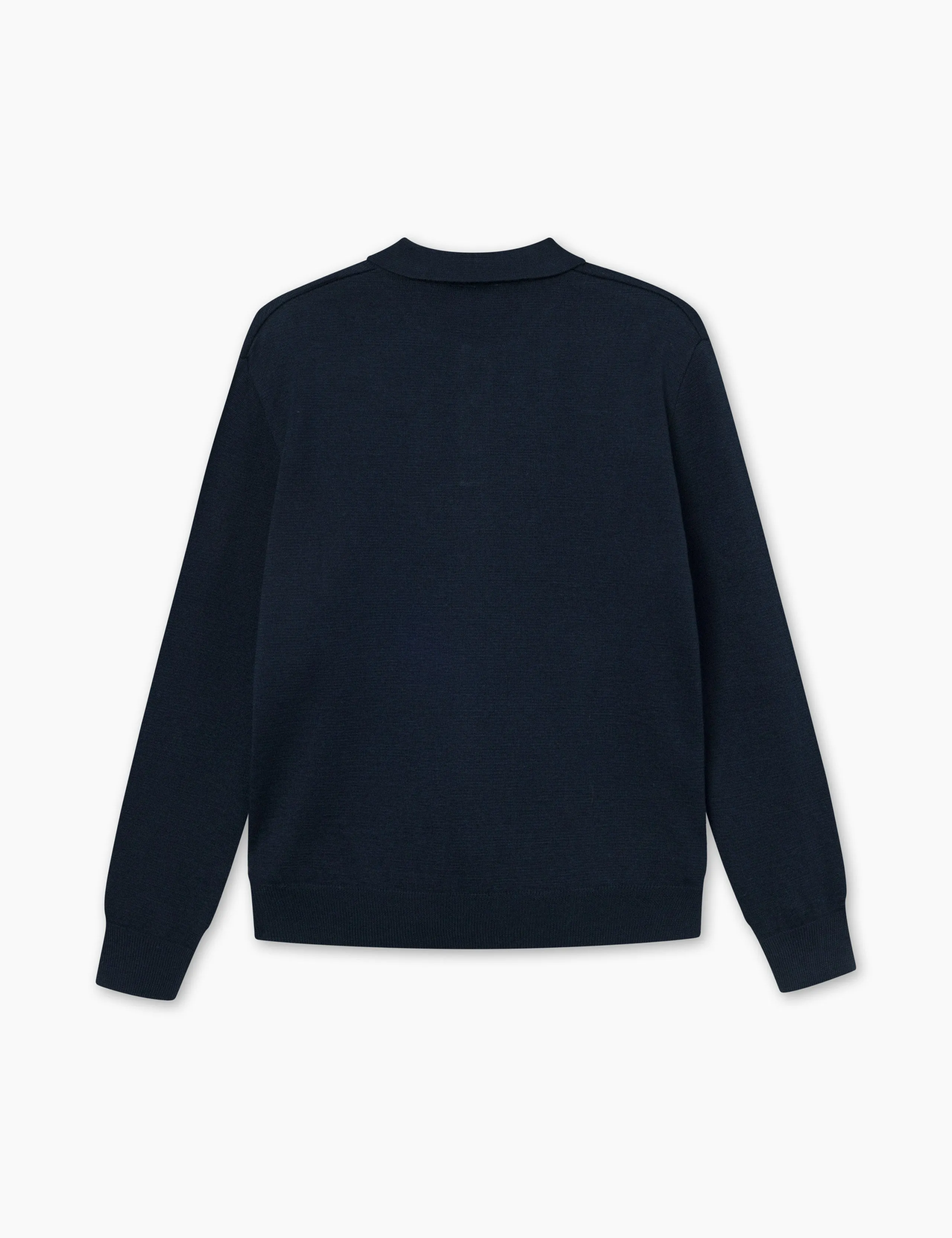 BASE MERINO POLO KNIT - NAVY sold by Foret product image thumbnail 4