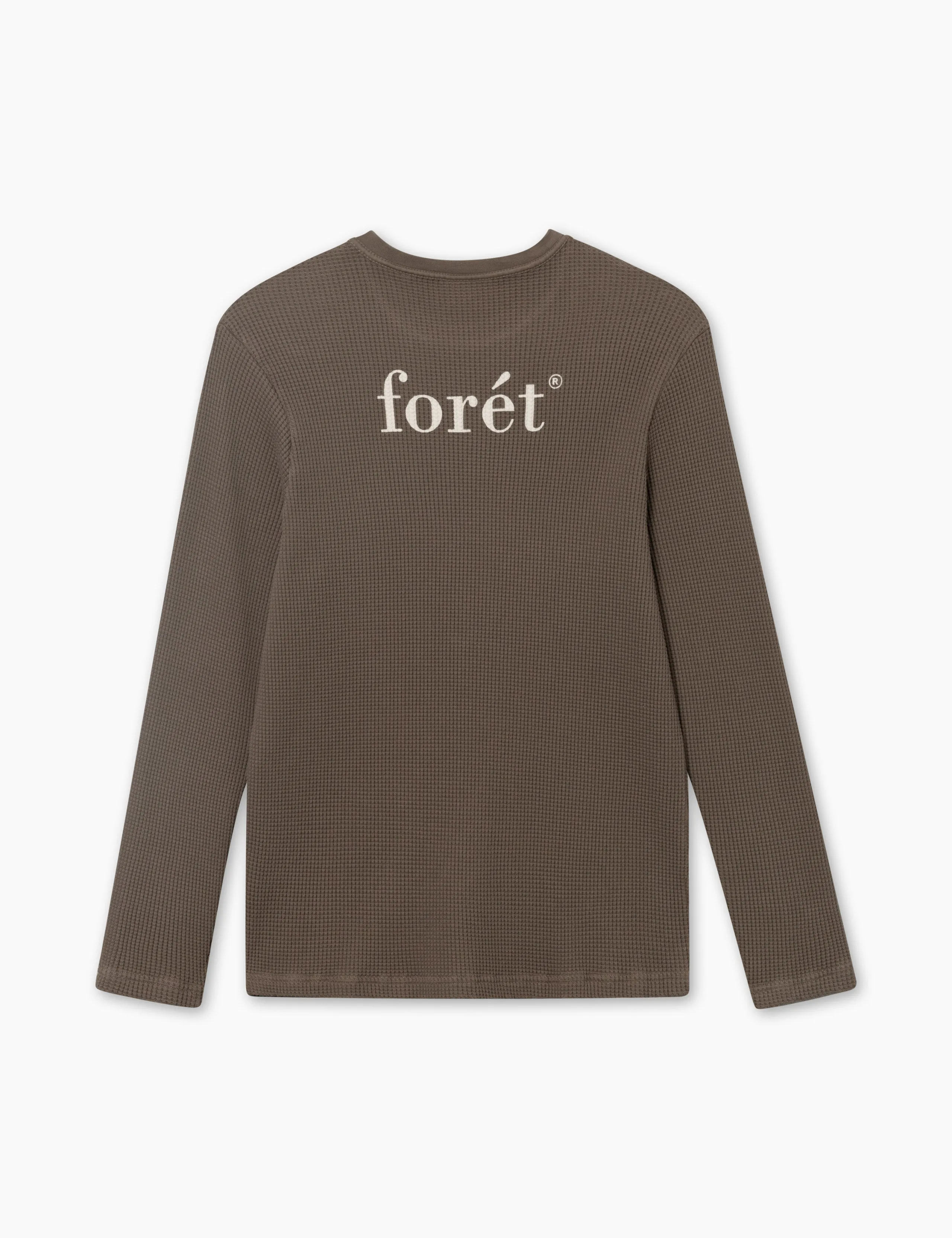 STILL WAFFLE LONGSLEEVE - COLD BROWN sold by Foret product image thumbnail 2
