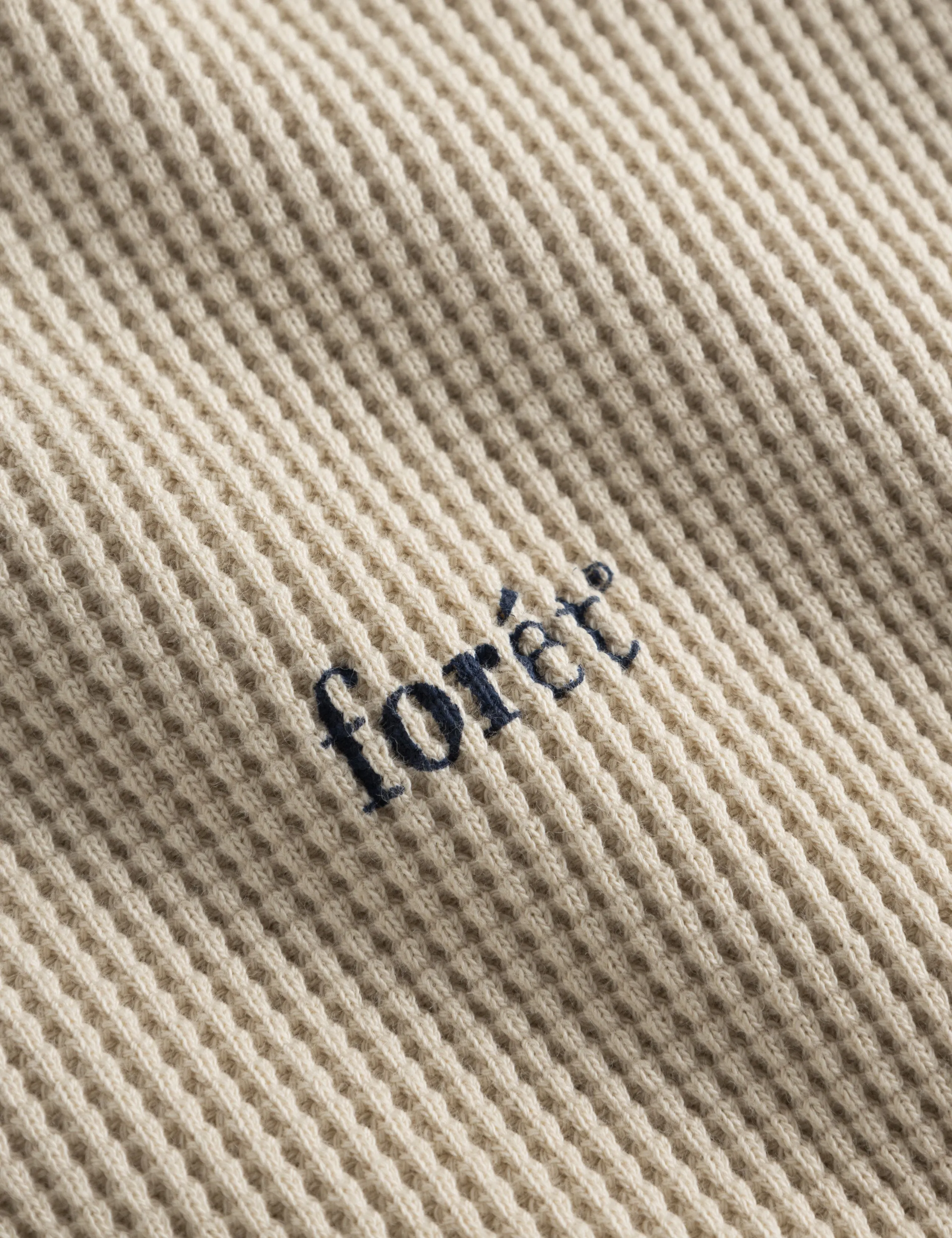 STILL WAFFLE LONGSLEEVE - OAT sold by Foret product image thumbnail 5