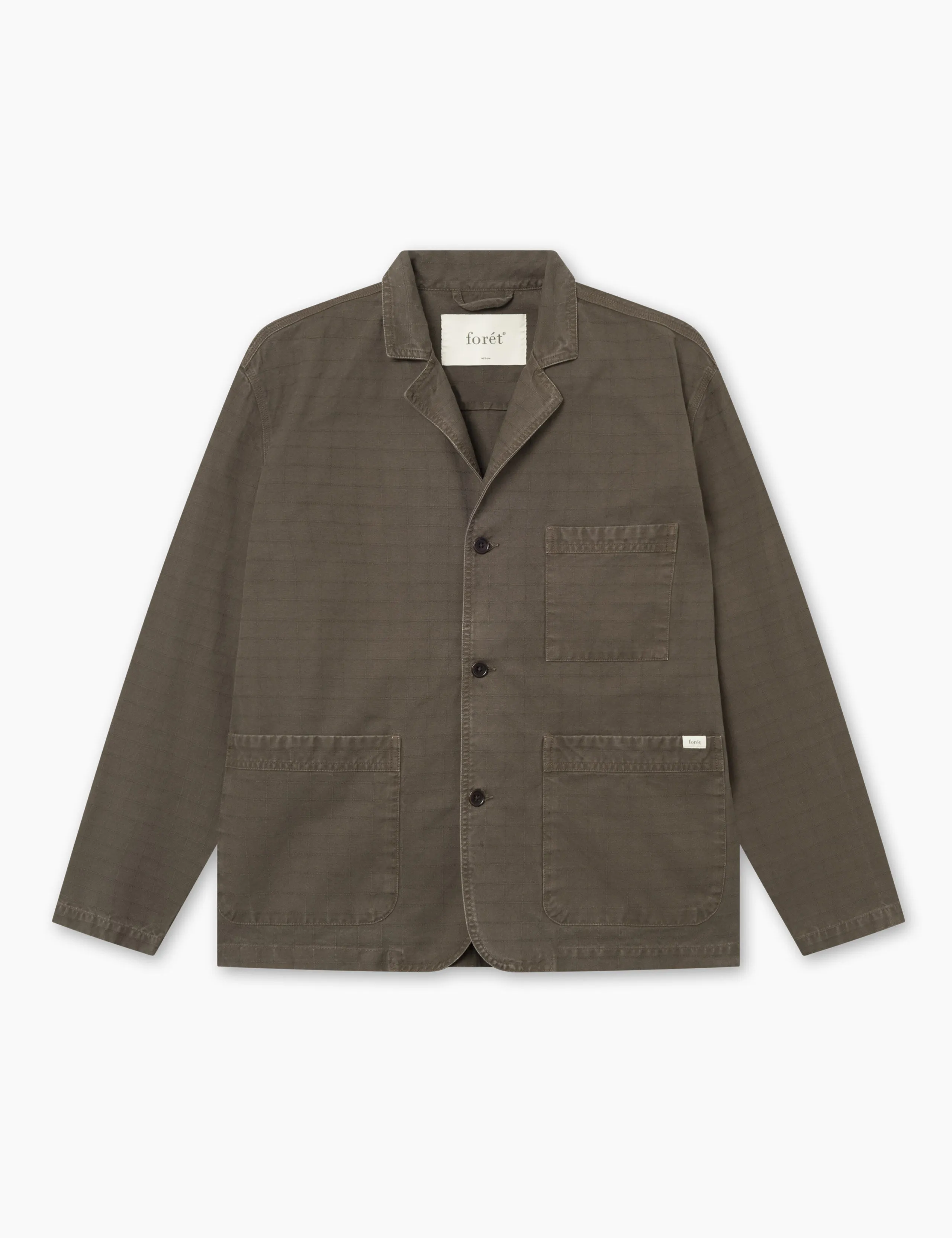 VALLEY UNCONSTRUCTED BLAZER - COLD BROWN sold by Foret