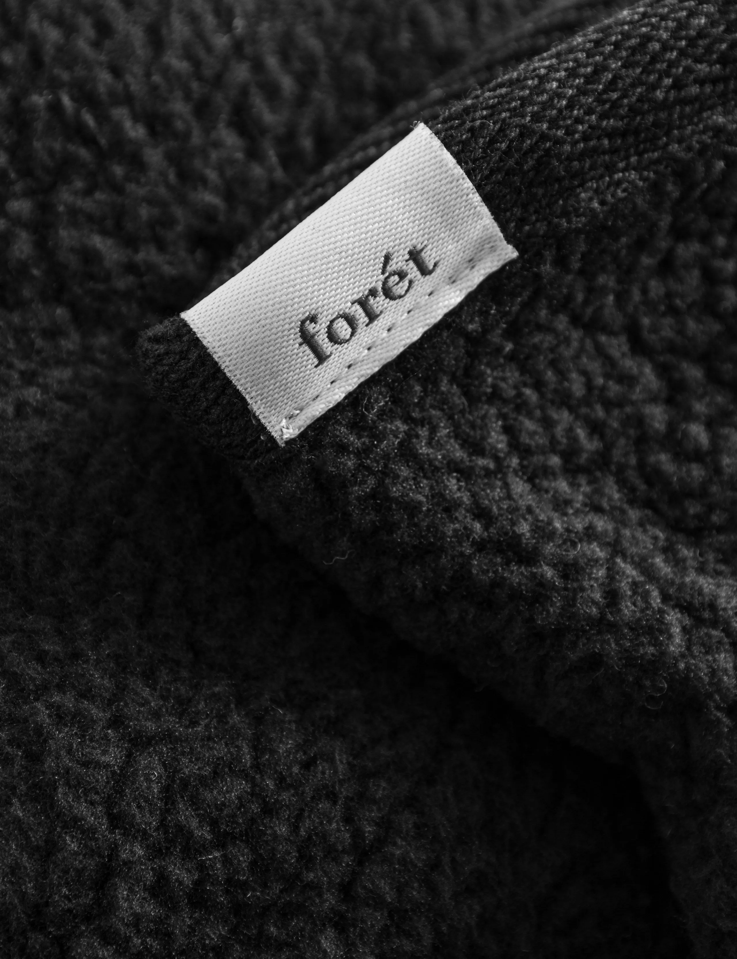 SNOW POLARTEC FLEECE GLOVES - BLACK sold by Foret product image thumbnail 4