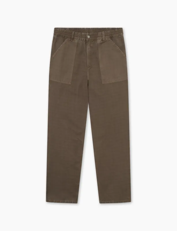 SIENNA WORKWEAR PANTS - COLD BROWN sold by Foret