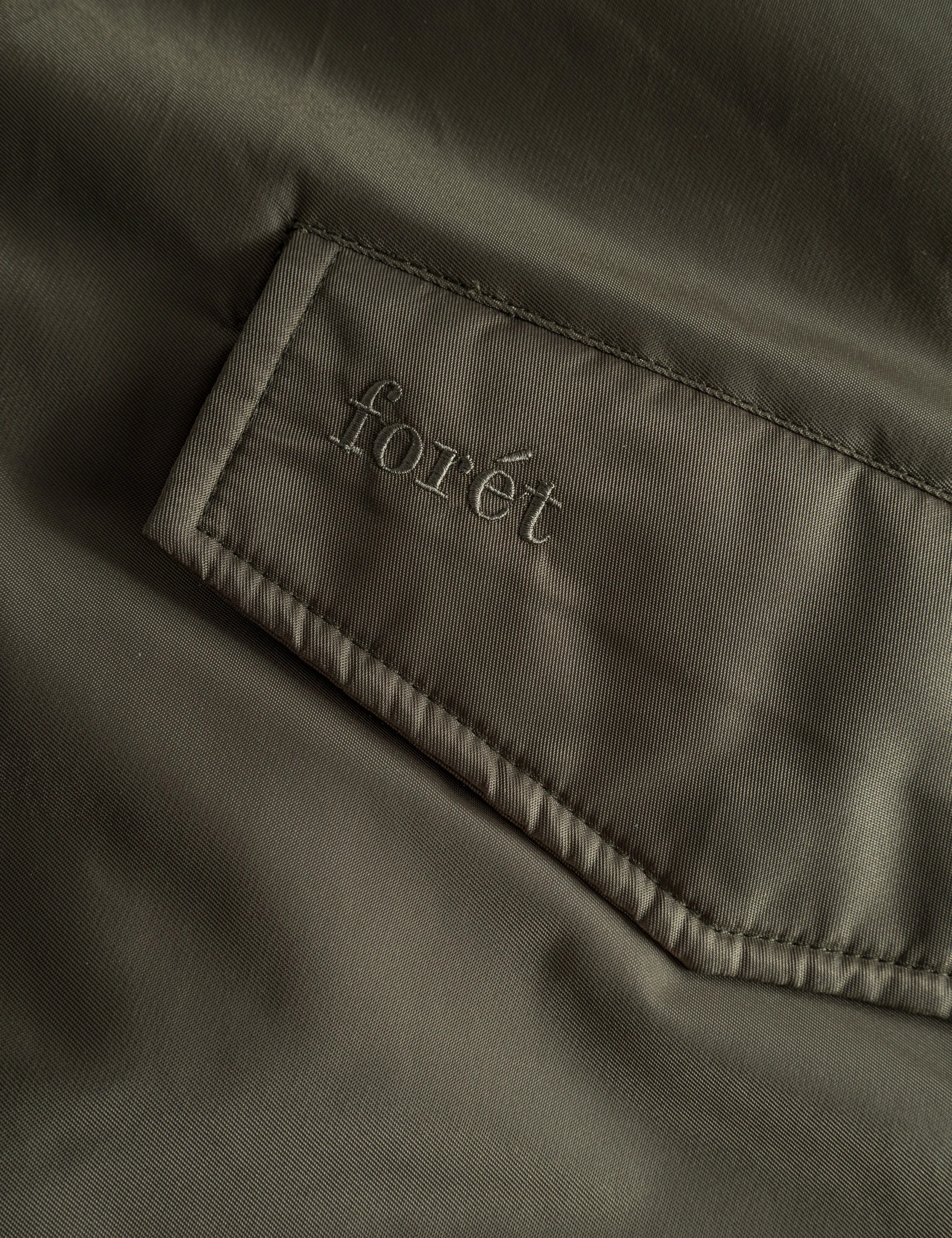 BOW BOMBER JACKET - DUSTY OLIVE sold by Foret product image thumbnail 4