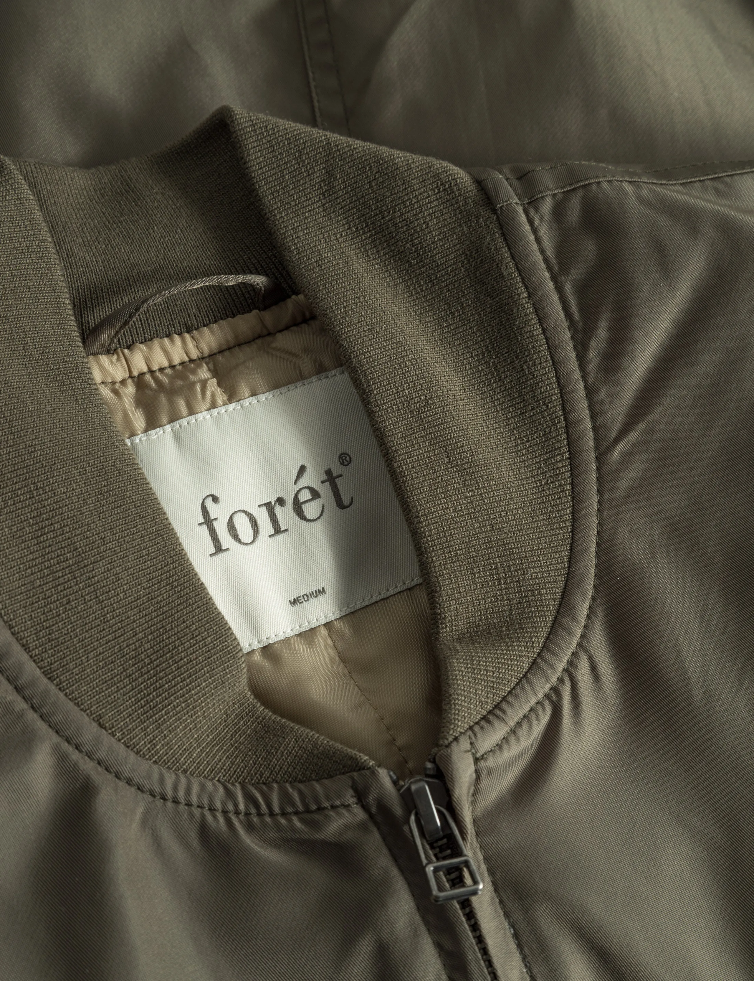 BOW BOMBER JACKET - DUSTY OLIVE sold by Foret product image thumbnail 5