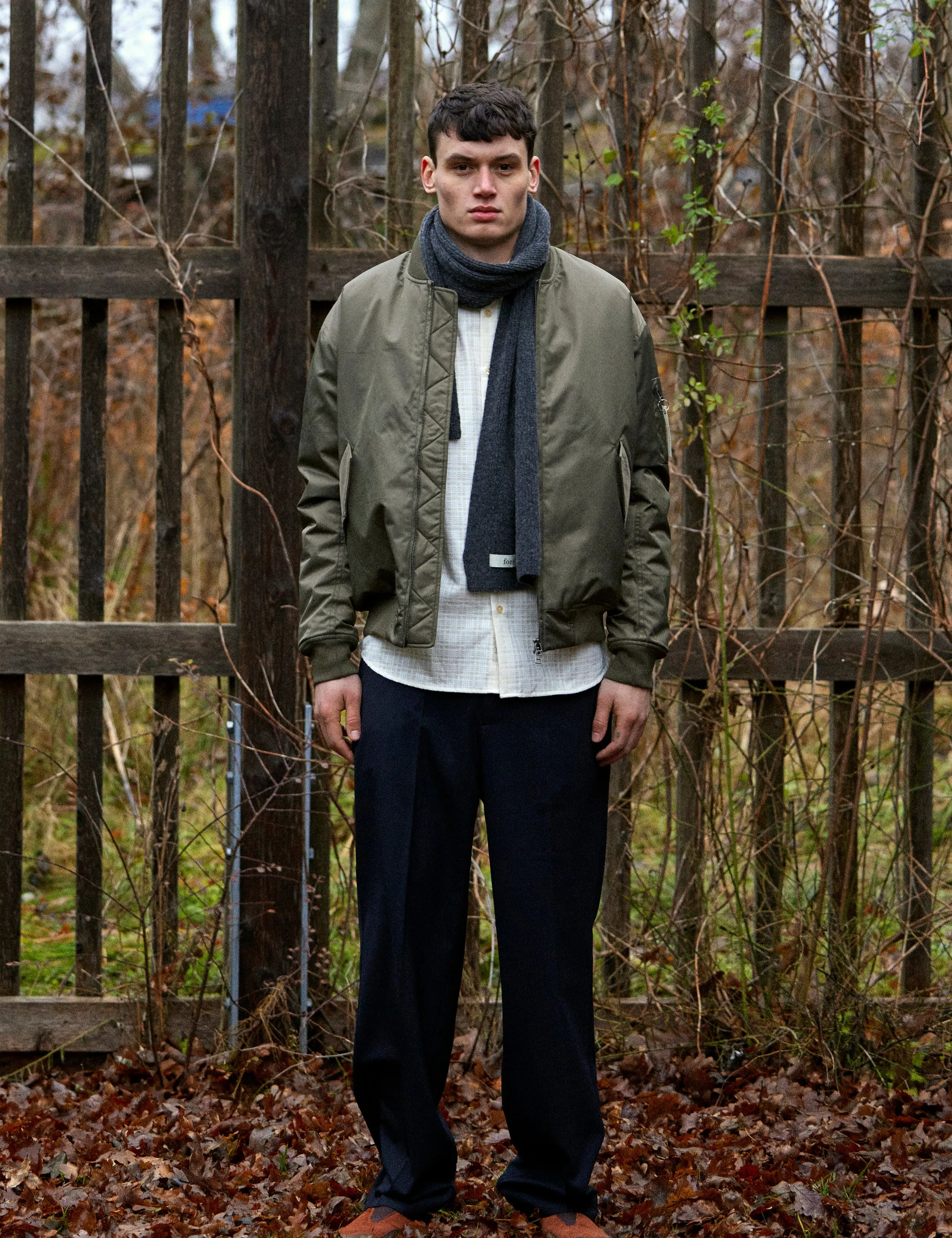 BOW BOMBER JACKET - DUSTY OLIVE sold by Foret product image thumbnail 2
