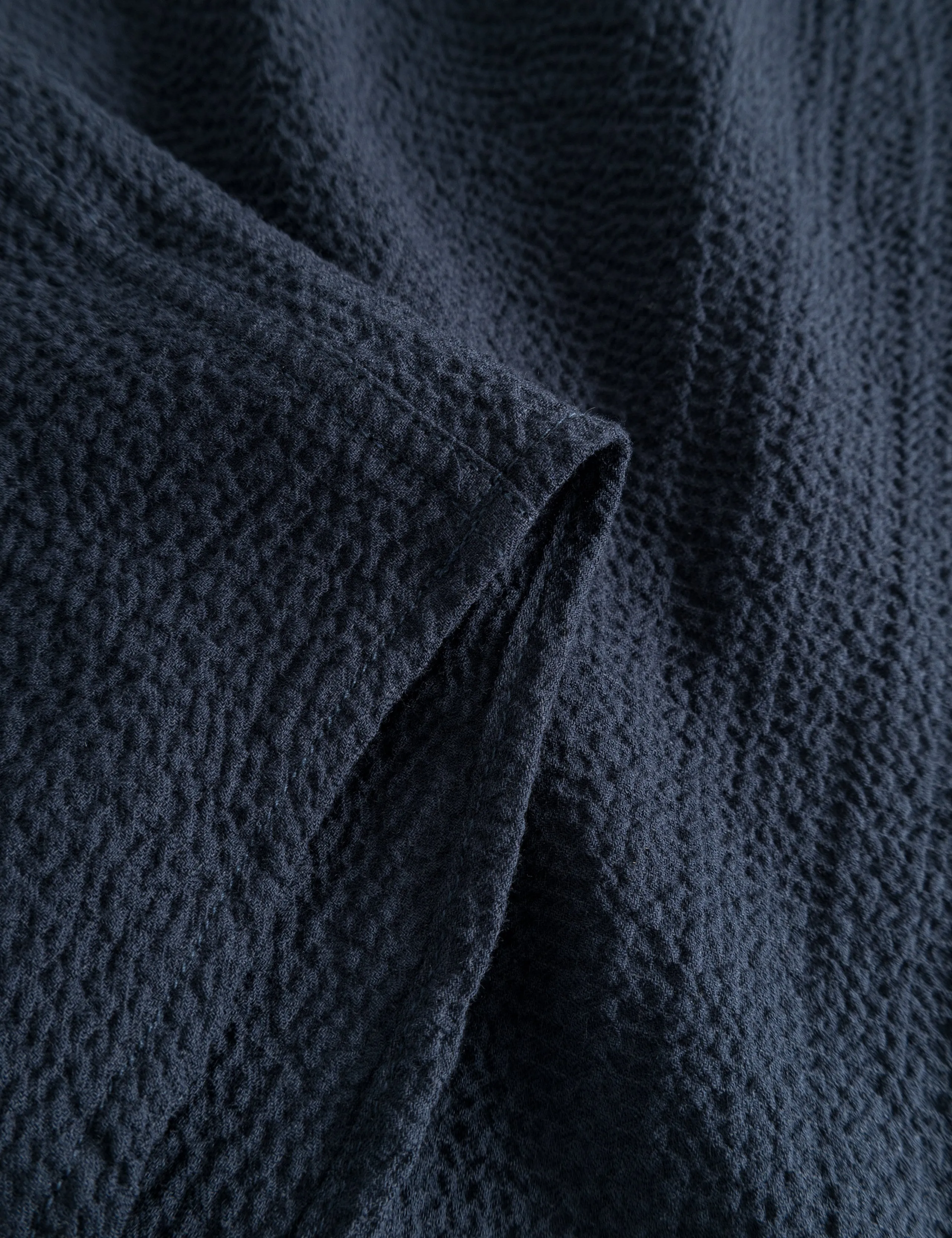 HORNET SEERSUCKER SHIRT - NAVY sold by Foret product image thumbnail 5