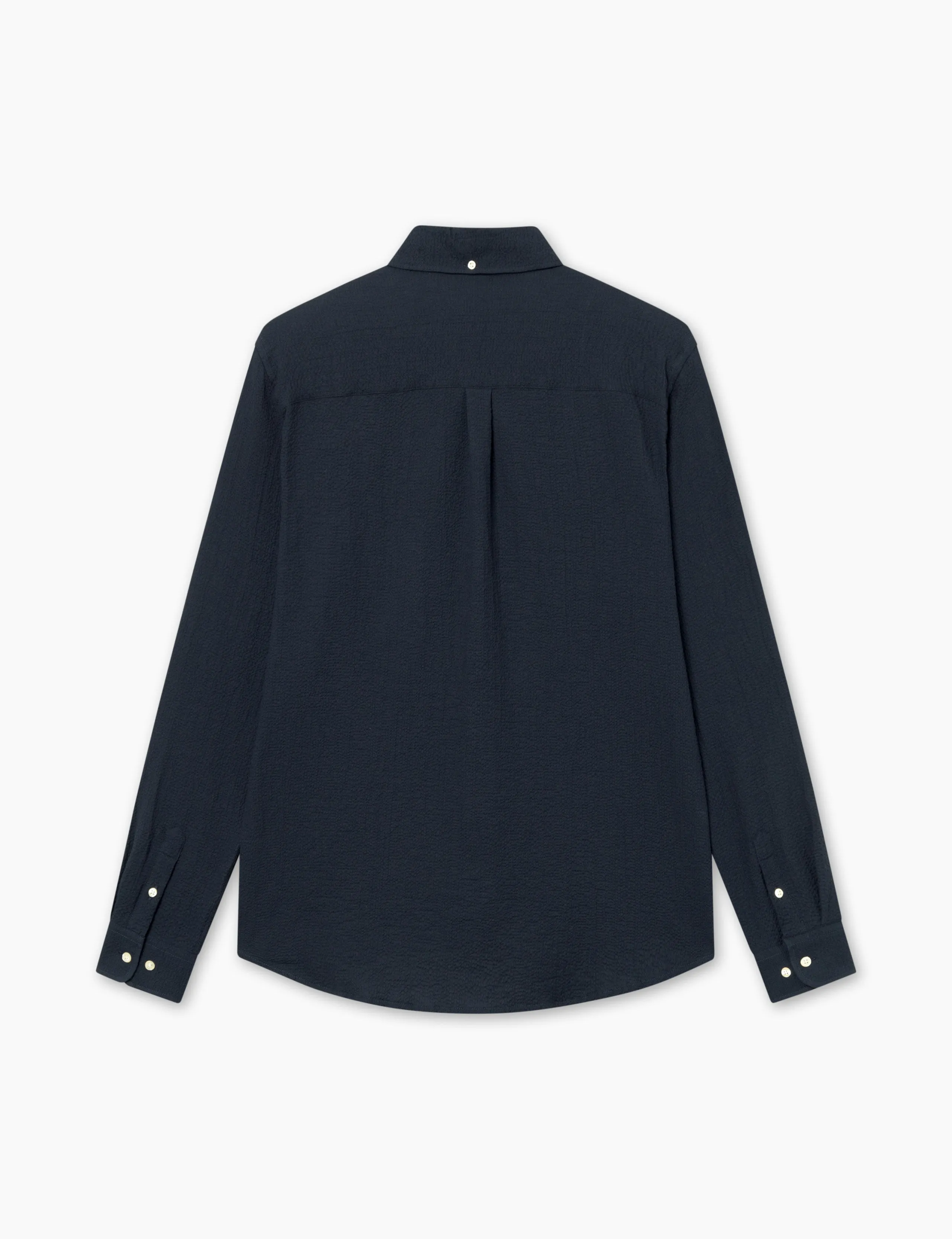 HORNET SEERSUCKER SHIRT - NAVY sold by Foret product image thumbnail 2