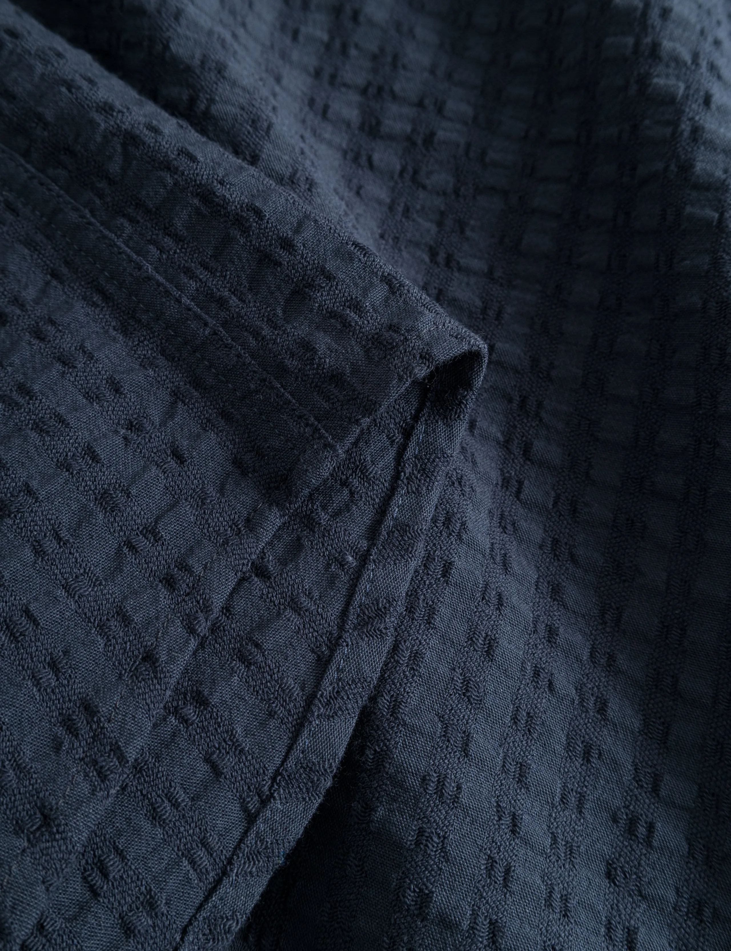 DAWN JACQUARD SHIRT - NAVY sold by Foret product image thumbnail 2