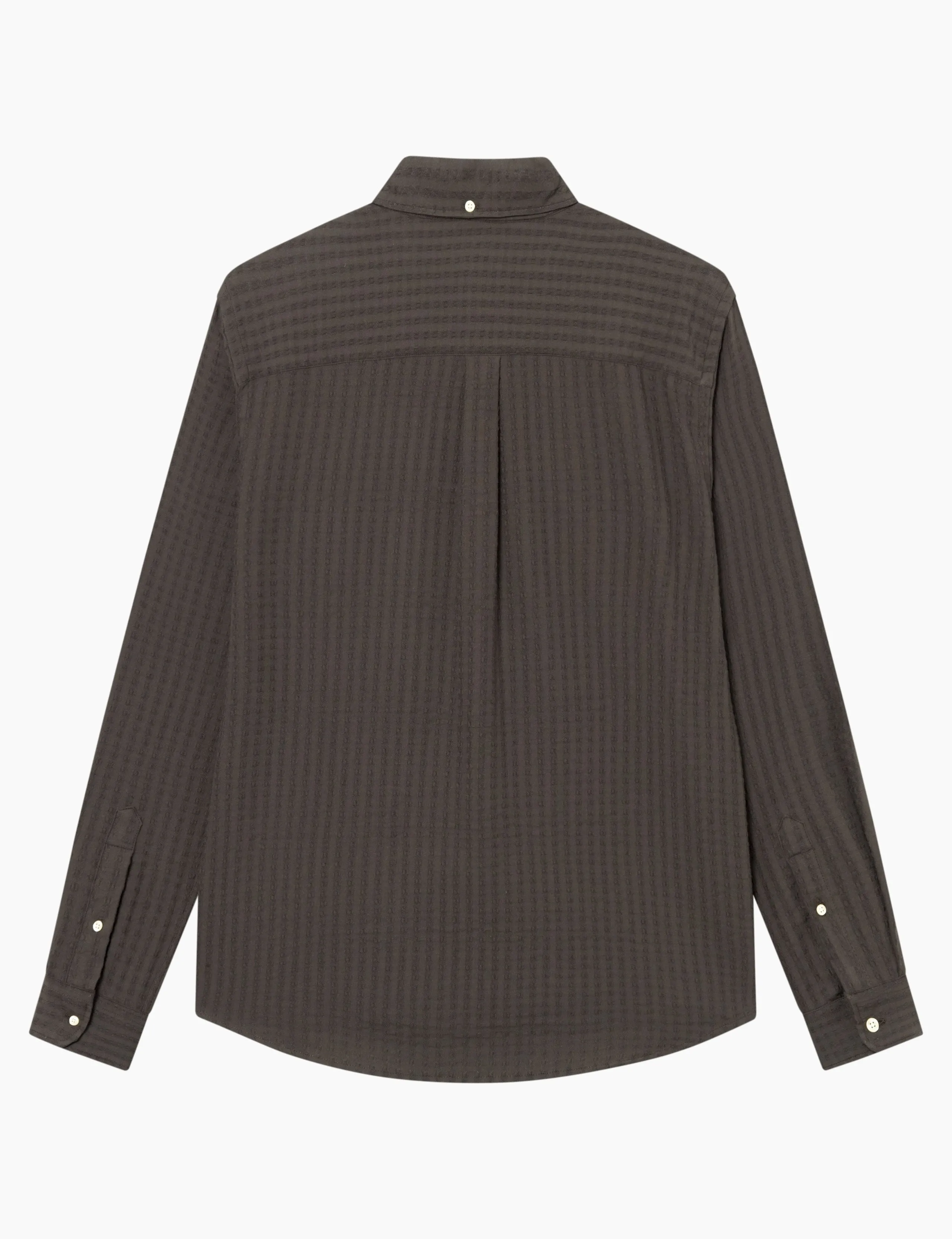 DAWN JACQUARD SHIRT - COLD BROWN sold by Foret product image thumbnail 4