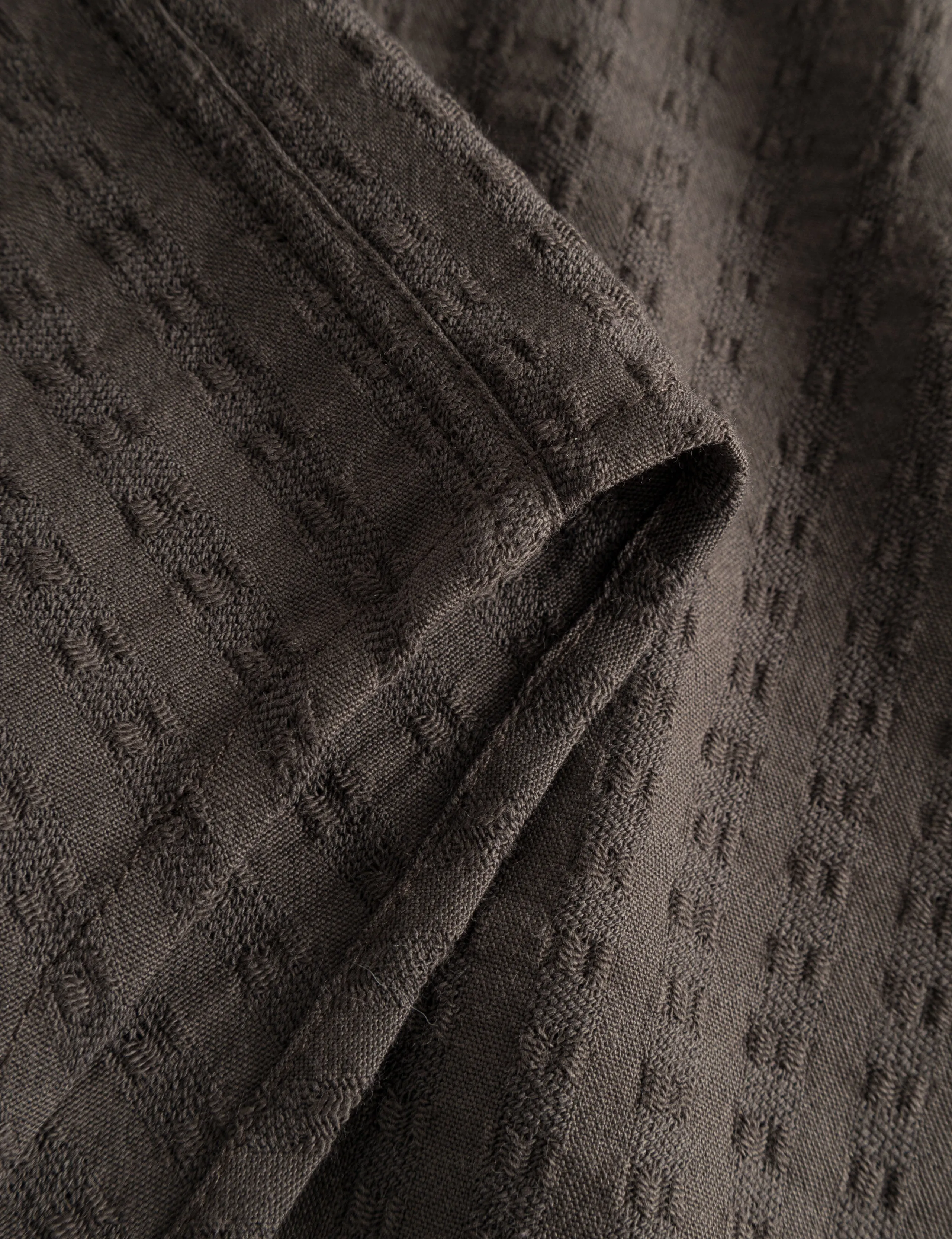 DAWN JACQUARD SHIRT - COLD BROWN sold by Foret product image thumbnail 2