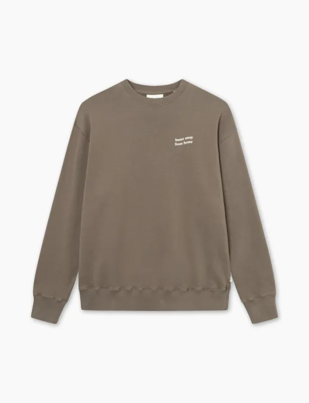 TURN SWEATSHIRT - COLD BROWN made by Foret