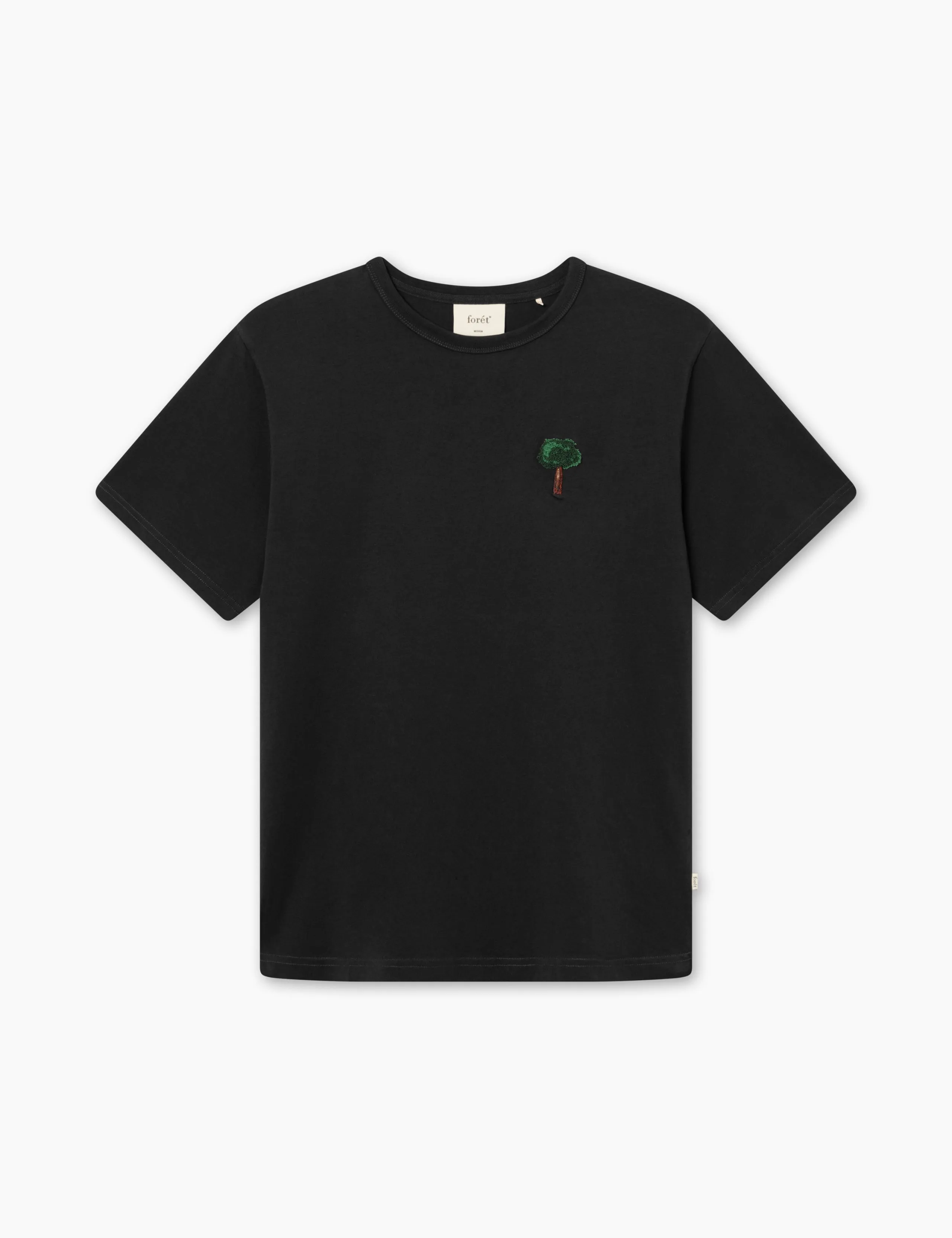 TREE T-SHIRT - WASHED BLACK sold by Foret